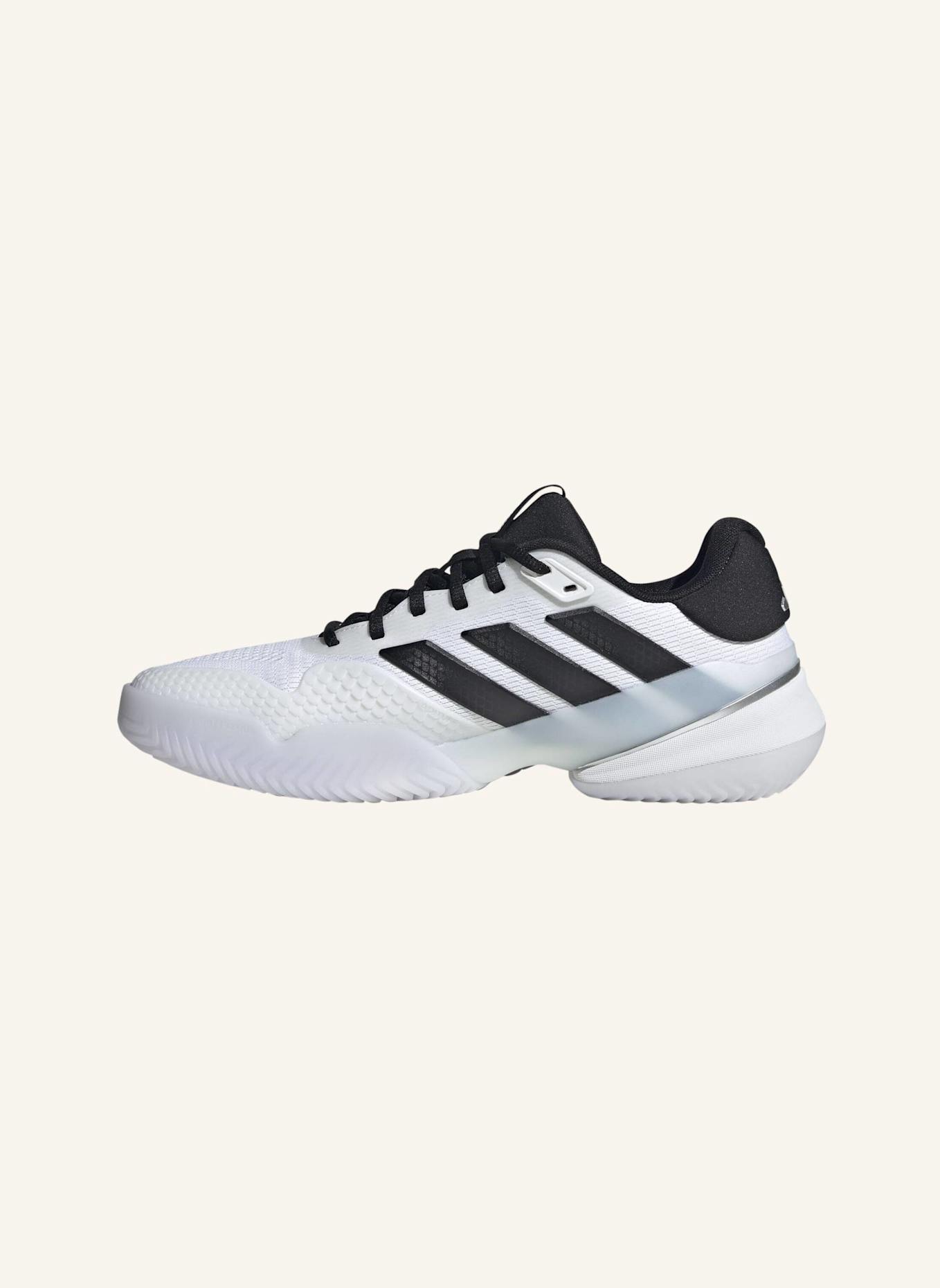 adidas BARRICADE 14 TENNISSCHUH: WEISS/ SCHWARZ/ ROT