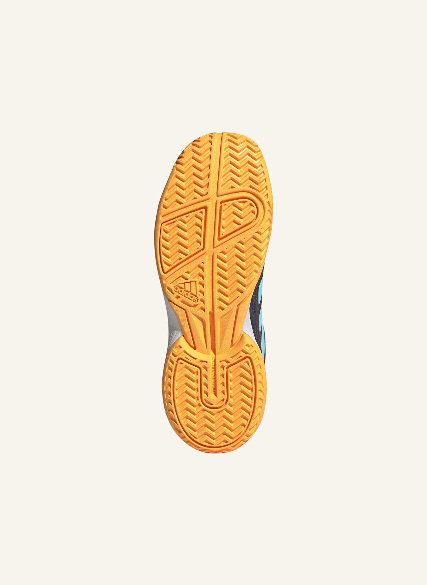 adidas Indoorschuhe LIGRA 8 K: GRAU/ GRÜN/ ROT