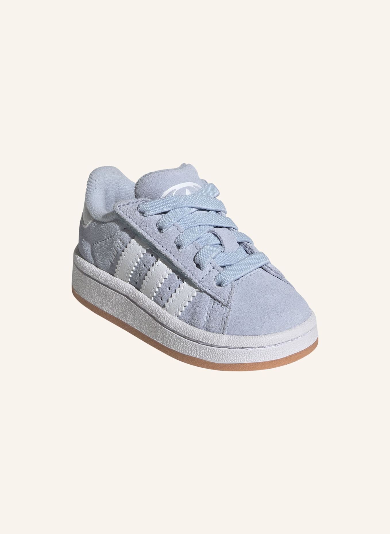 adidas Originals CAMPUS 00S COMFORT CLOSURE ELASTIC LACE KIDS SCHUH: BLAU/ WEISS/ BEIGE
