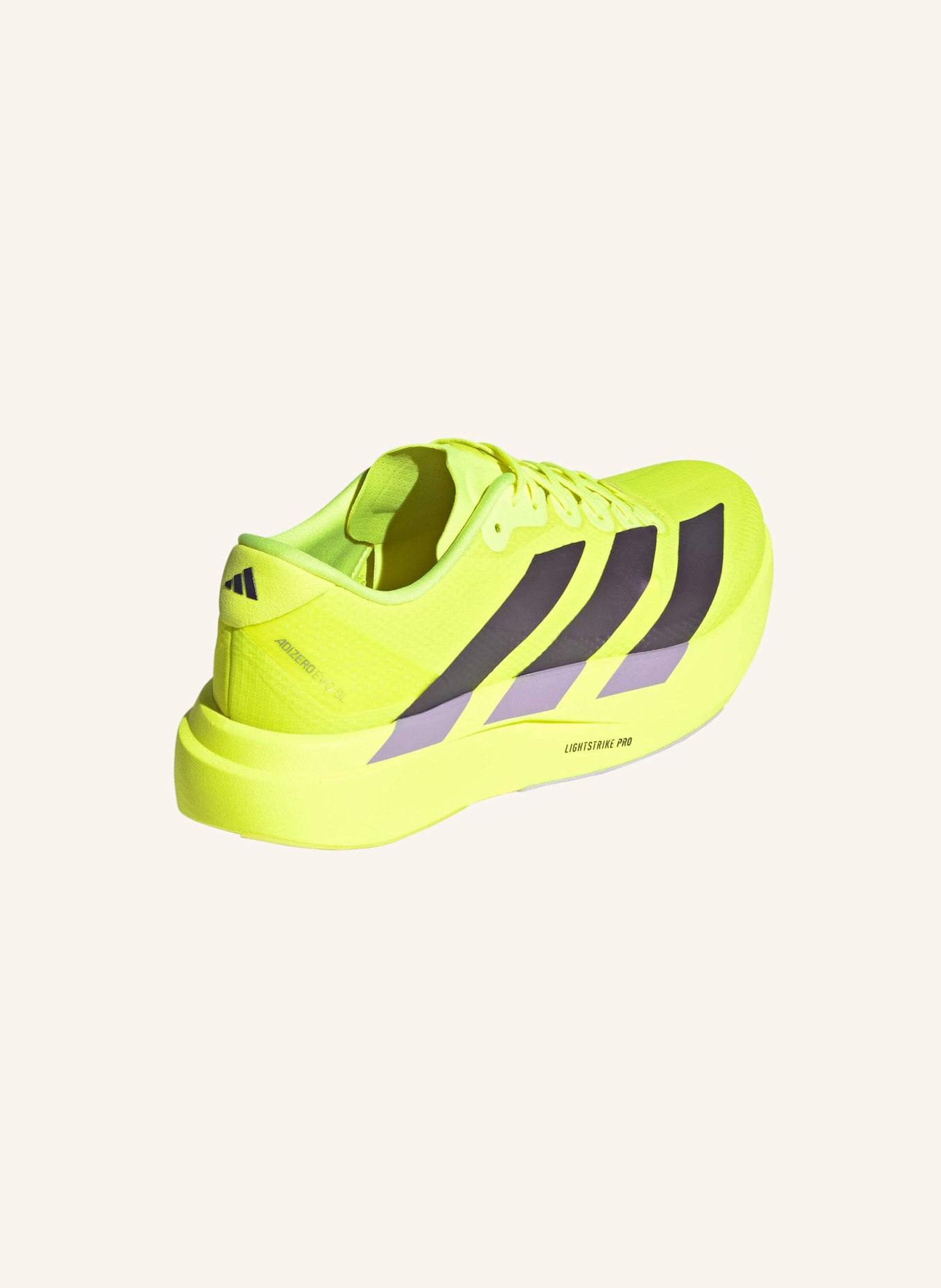 adidas ADIZERO EVO SL SCHUH: GELB/ LILA/ HELLLILA