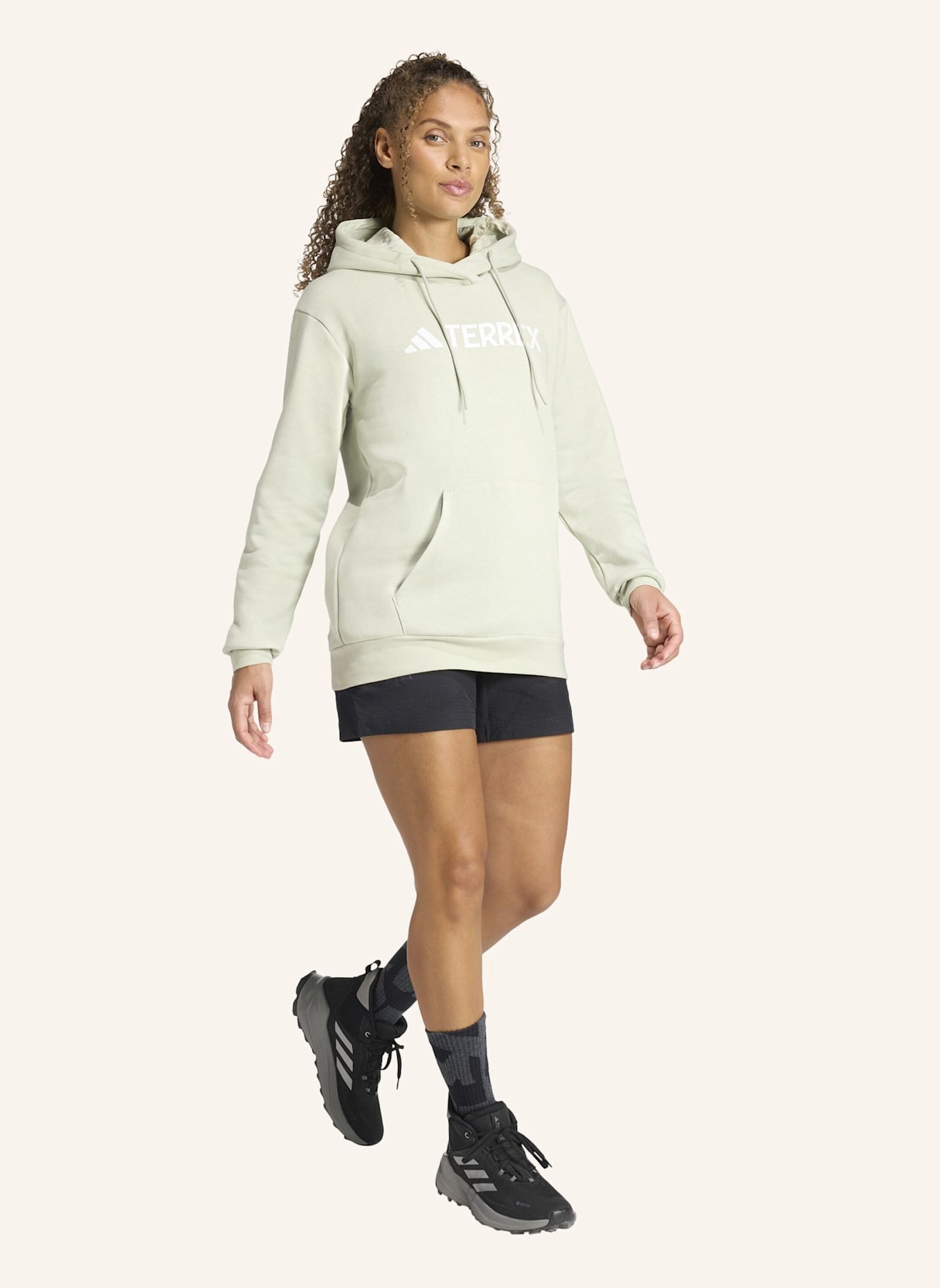 adidas TERREX TERREX MULTI LARGE LOGO HOODIE: GRÜN