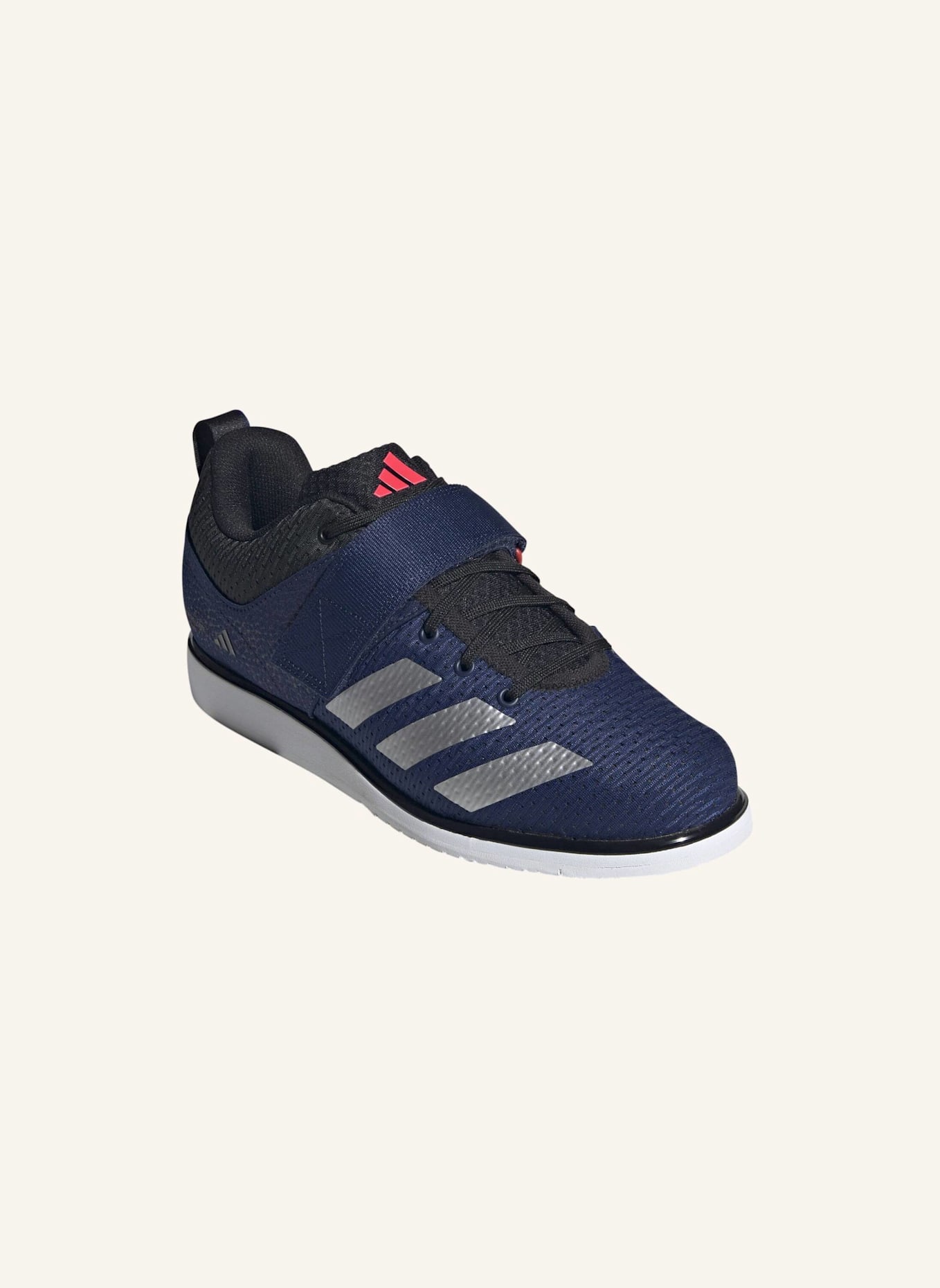 adidas POWERLIFT 5 GEWICHTHEBERSCHUH: BLAU/ SILBER/ ROT