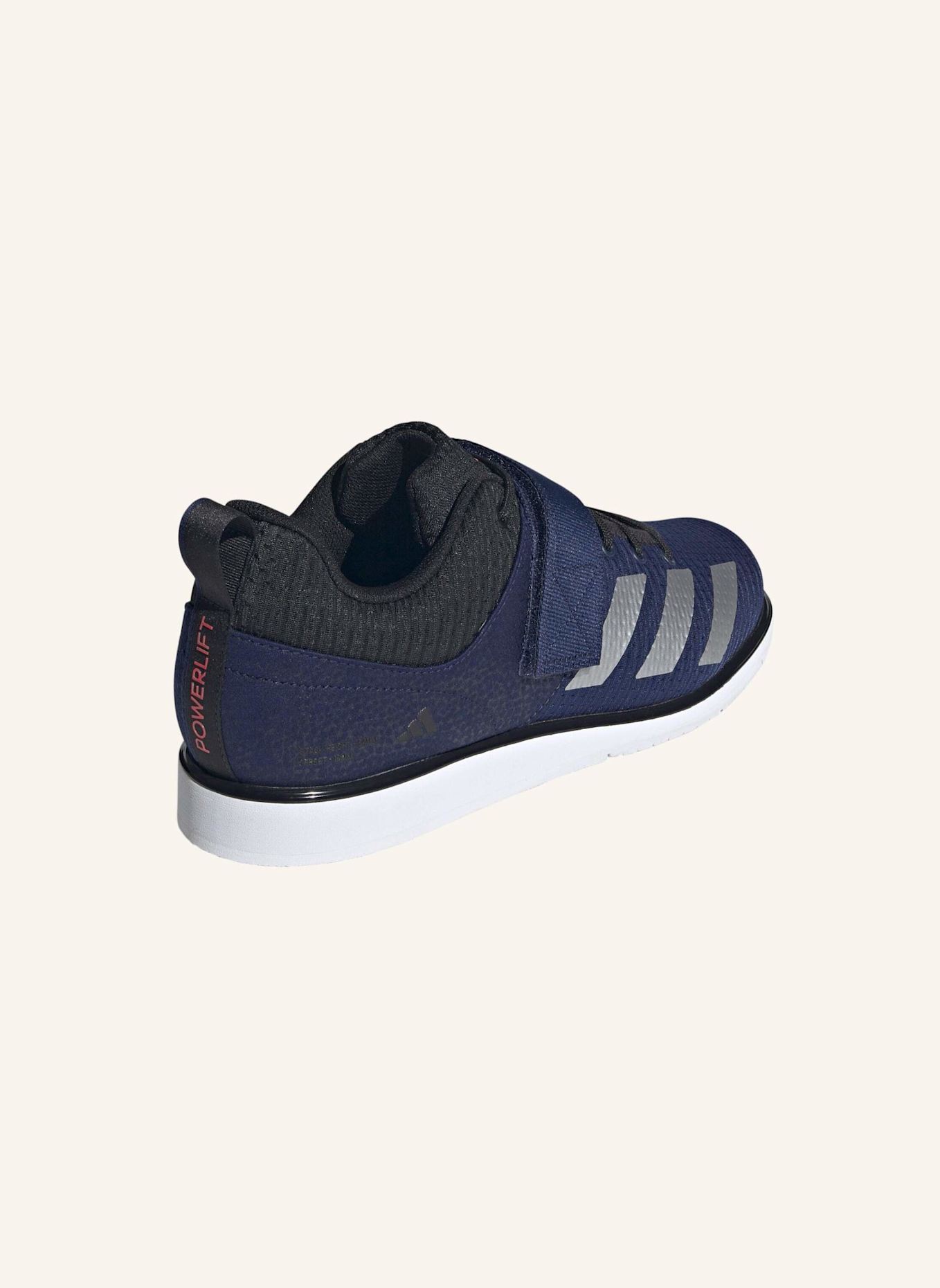 adidas POWERLIFT 5 GEWICHTHEBERSCHUH: BLAU/ SILBER/ ROT