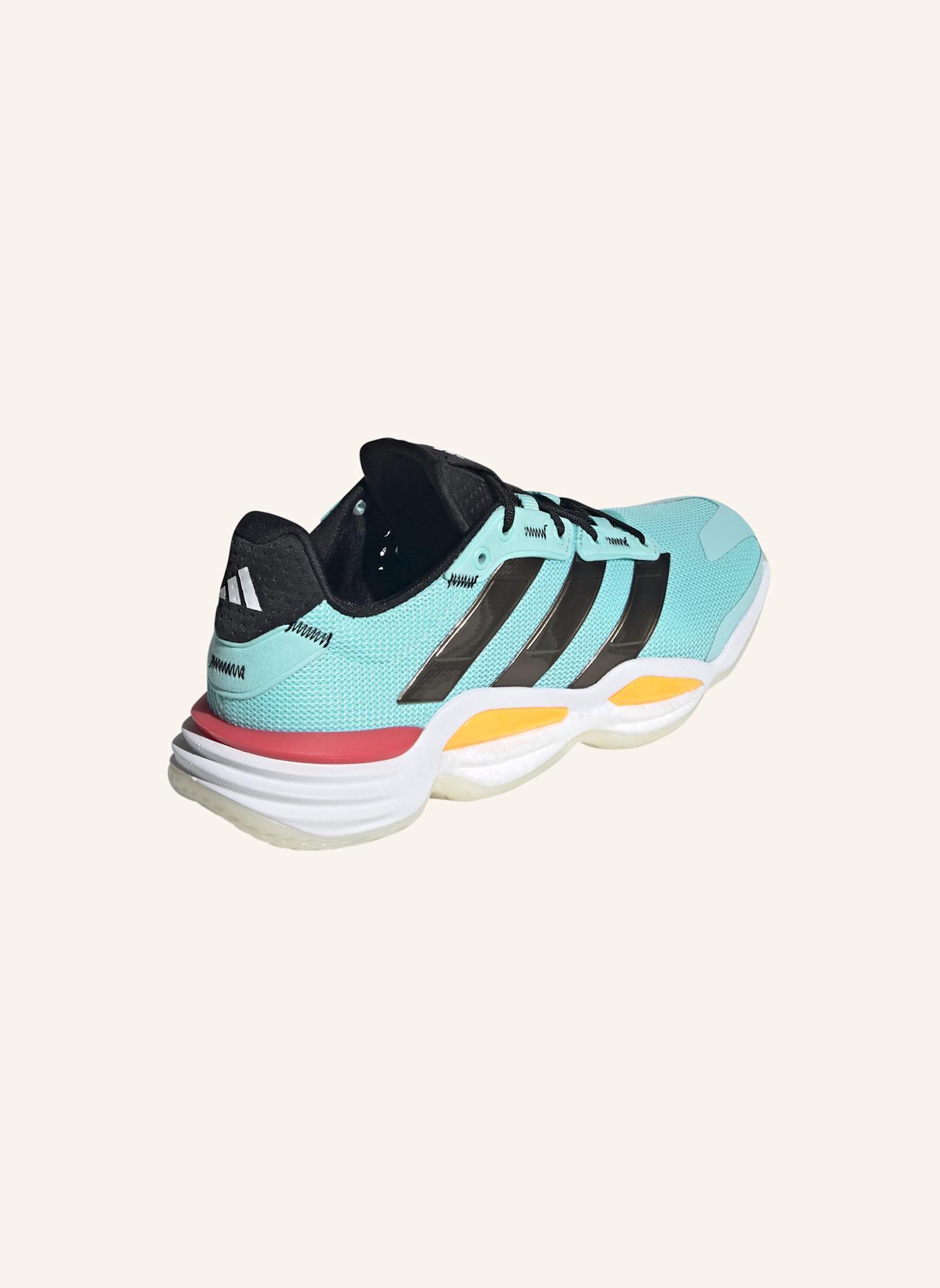 adidas Indoorschuhe STABIL 16: GRÜN/ SCHWARZ/ ROT