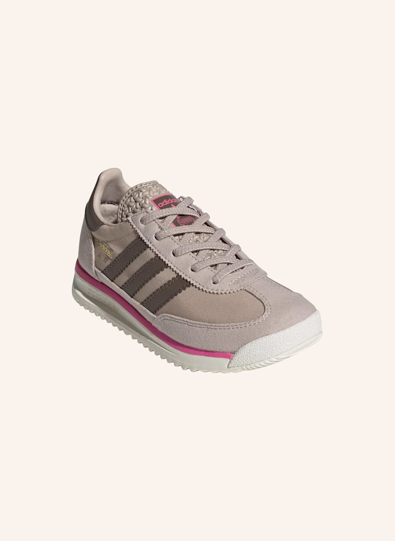 adidas Originals SL 72 RS ELASTIC LACES KIDS SCHUH: BEIGE/ BRAUN/ ROSA