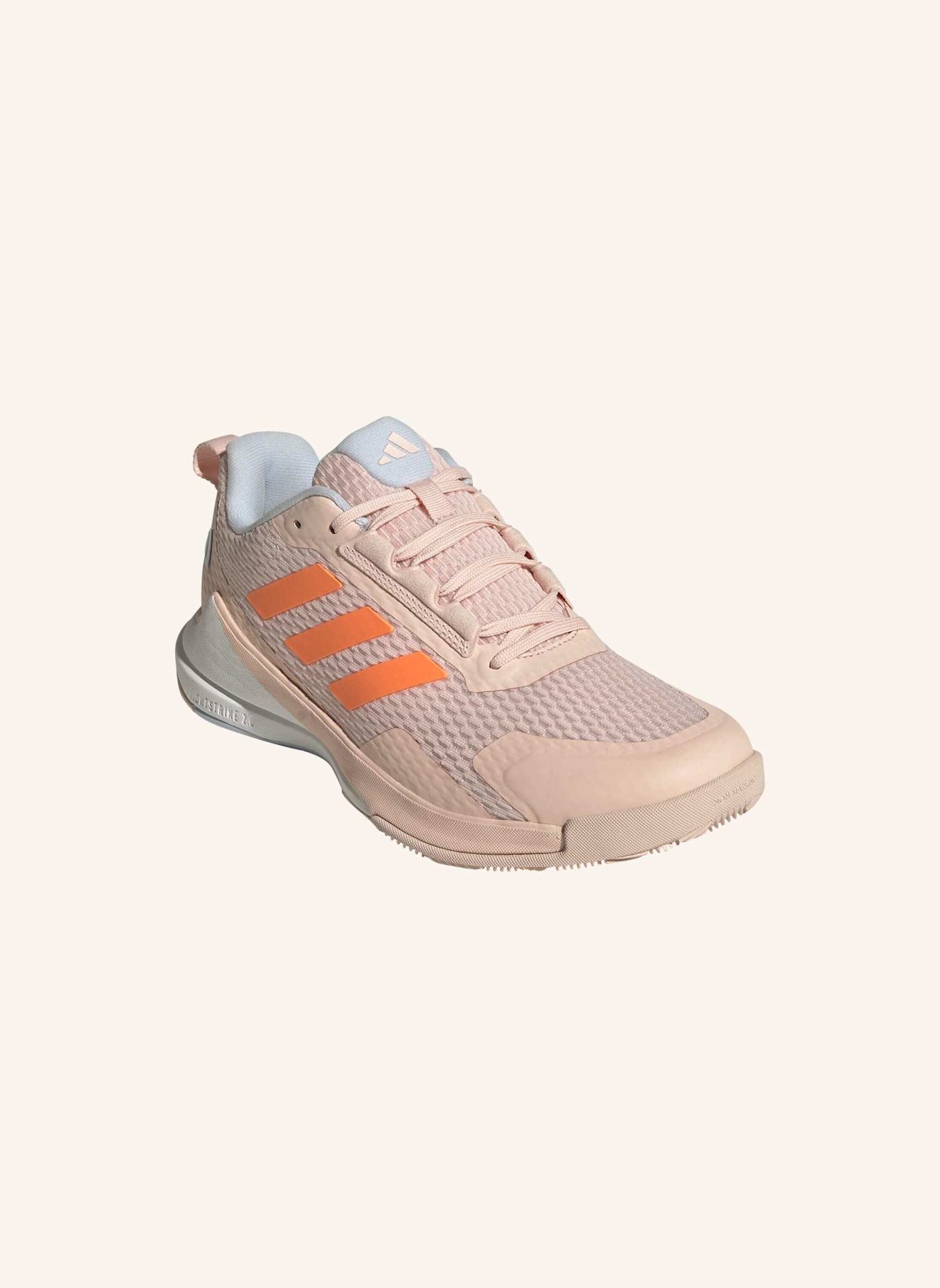 adidas Indoorschuhe NOVAFLIGHT 2: ROSA/ ORANGE/ WEISS