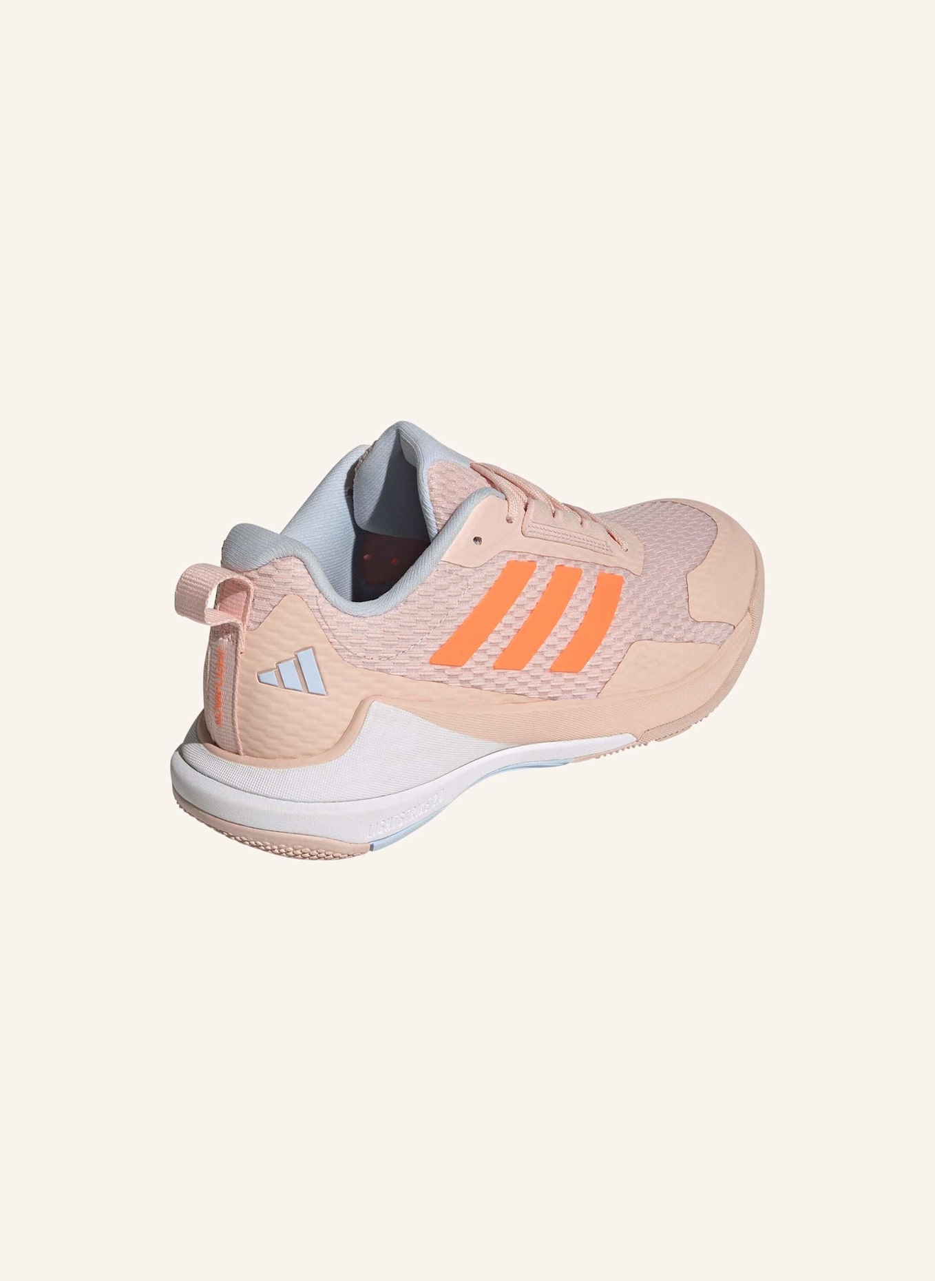 adidas Indoorschuhe NOVAFLIGHT 2: ROSA/ ORANGE/ WEISS