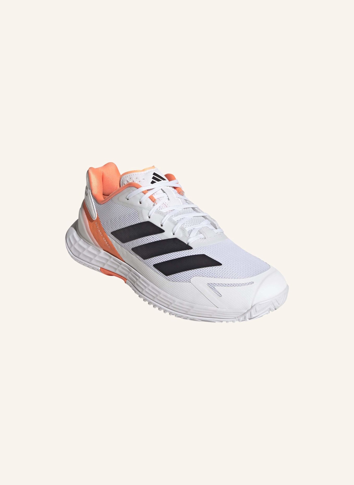 adidas Tennisschuhe DEFIANT SPEED 2: WEISS/ SCHWARZ/ ORANGE