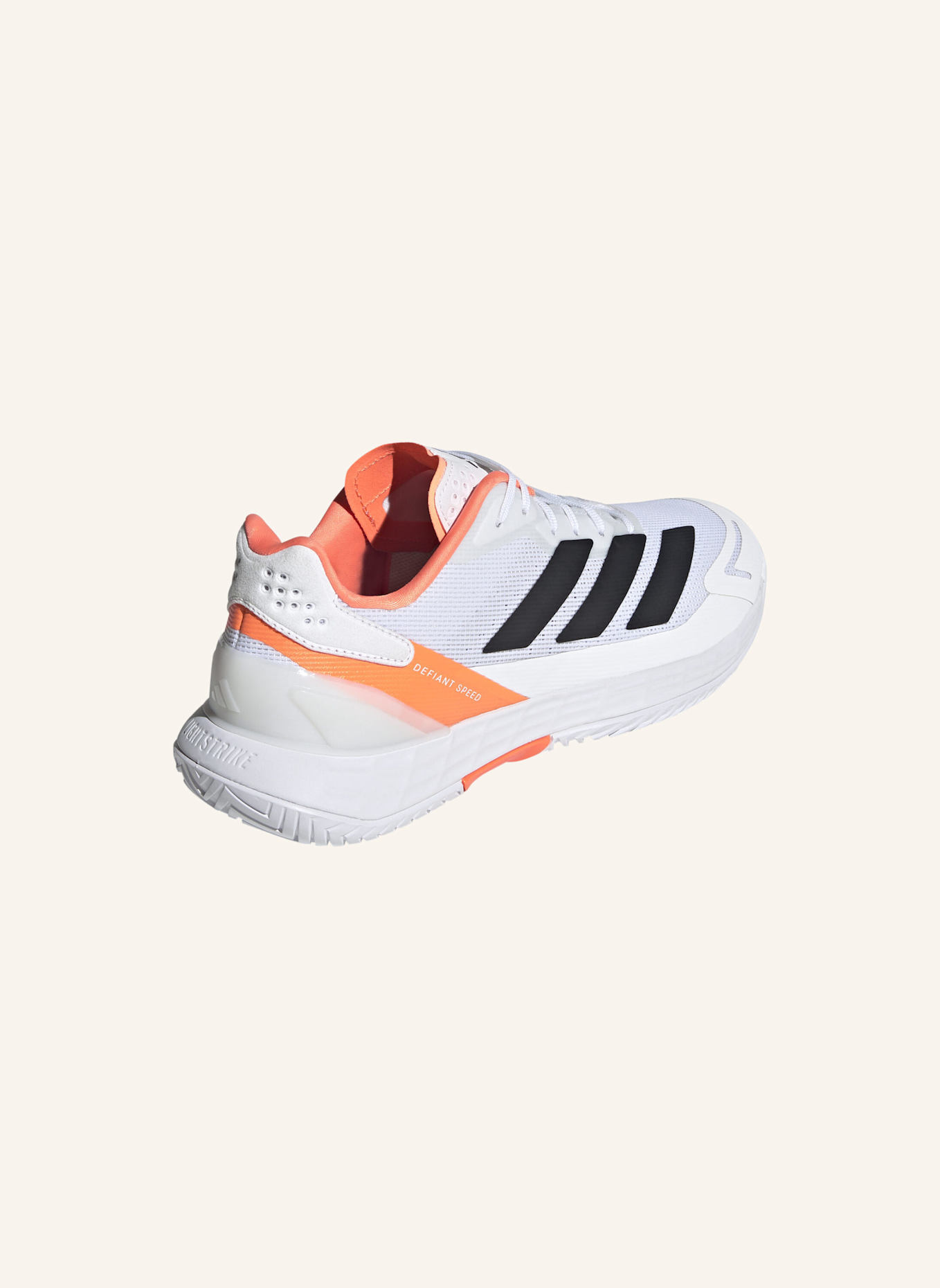 adidas Tennisschuhe DEFIANT SPEED 2: WEISS/ SCHWARZ/ ORANGE