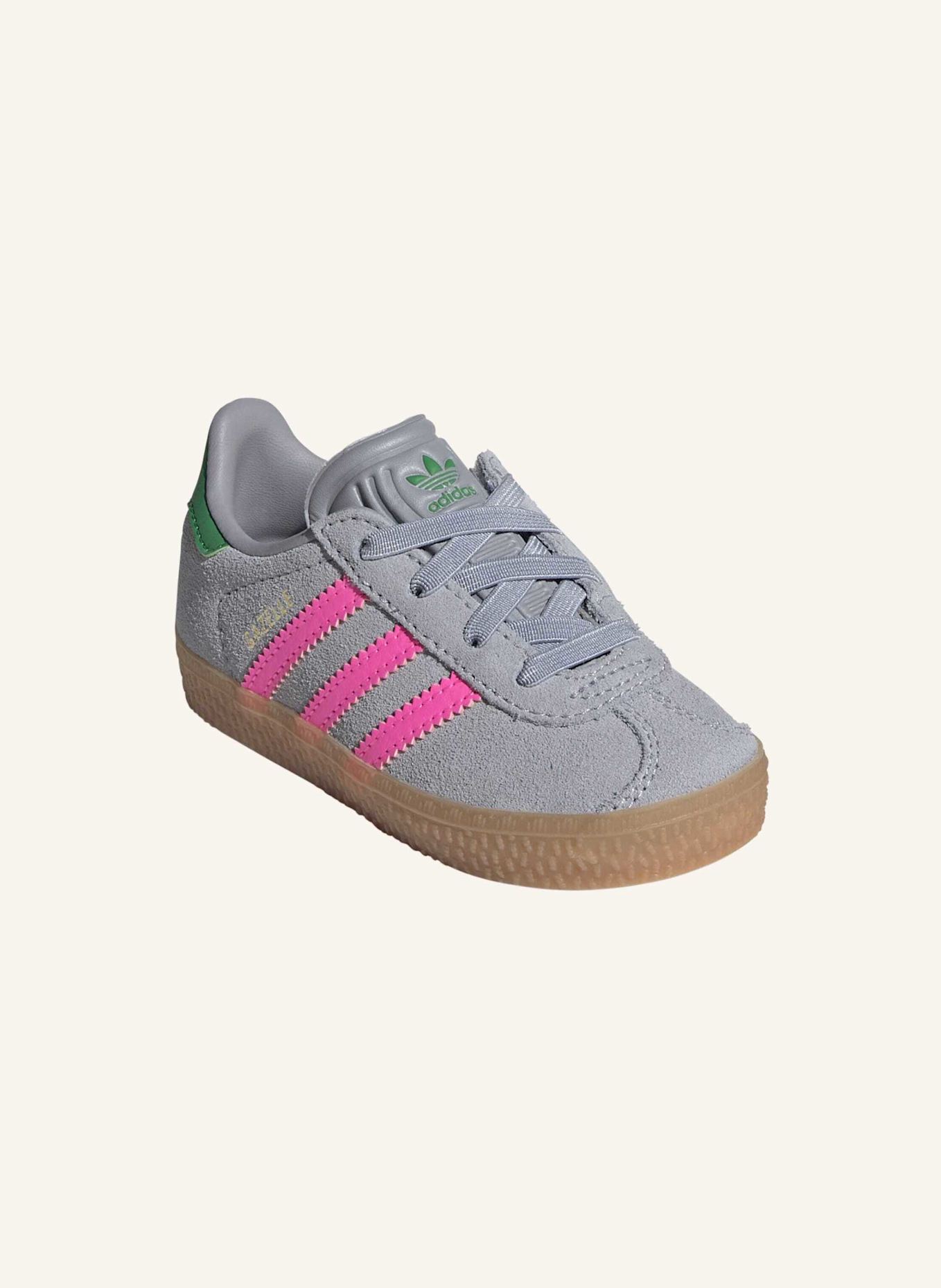 adidas Originals Sneaker GAZELLE CF EL: GRAU/ ROSA/ GRÜN