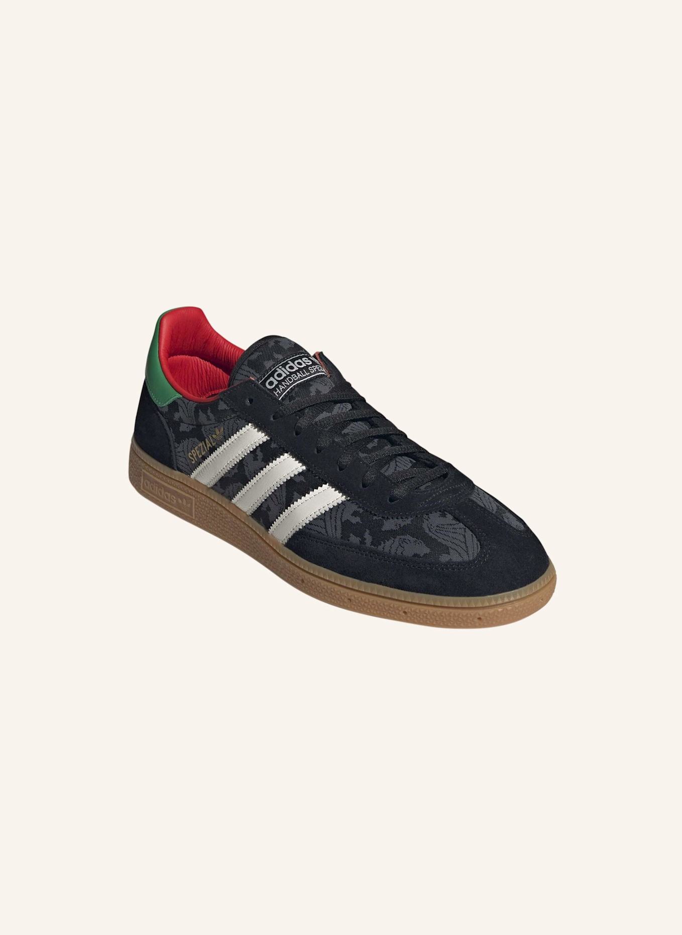 adidas Originals HANDBALL SPEZIAL SCHUH: SCHWARZ/ WEISS/ GRÜN
