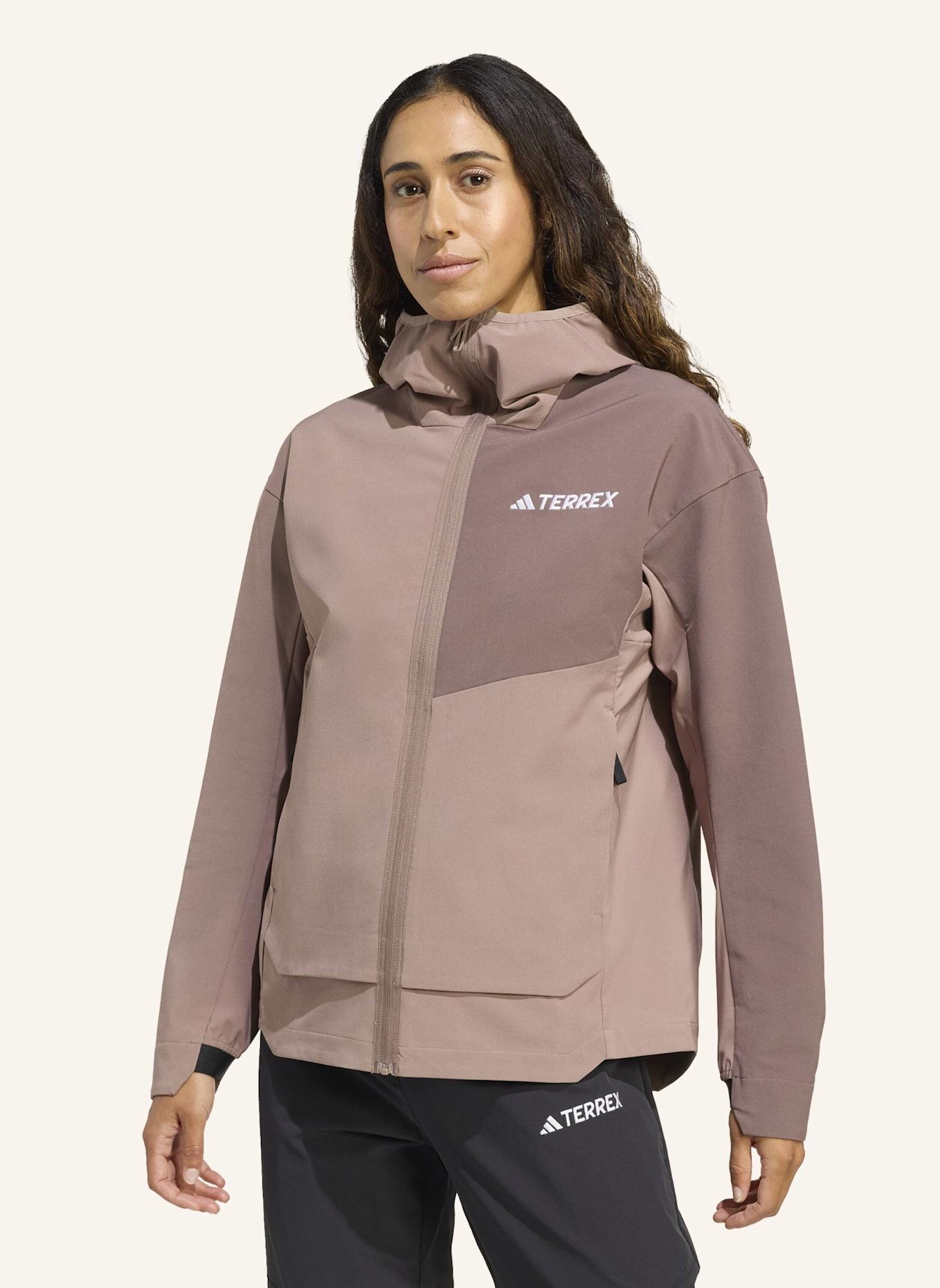 adidas TERREX Softshell-Jacke TERREX MULTI: BRAUN