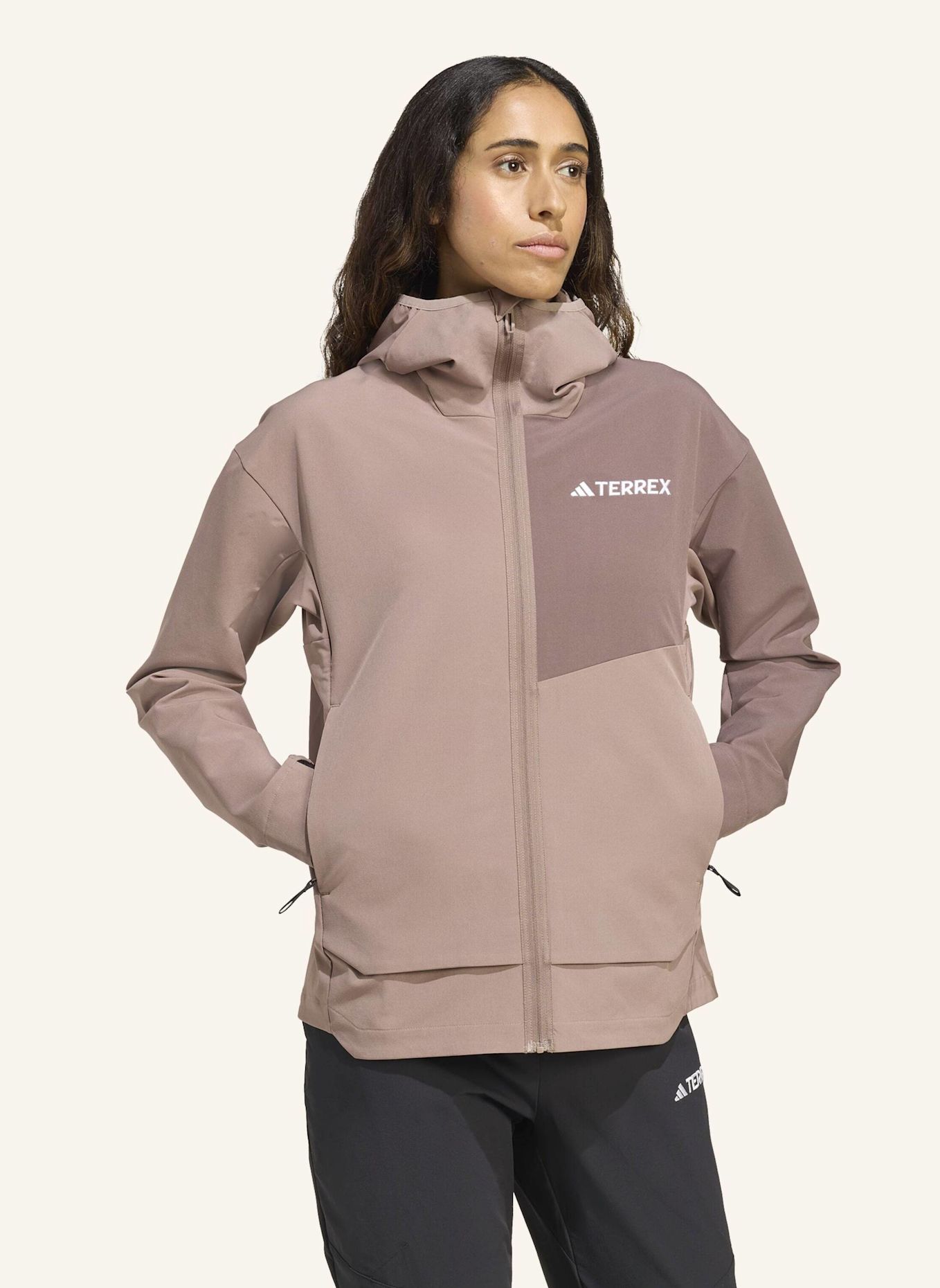 adidas TERREX Softshell-Jacke TERREX MULTI: BRAUN