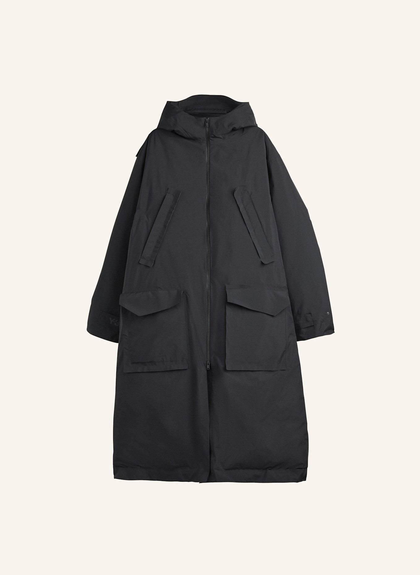 Y-3 DIE Y-3 GORE-TEX GEFÜTTERTER PARKA: SCHWARZ