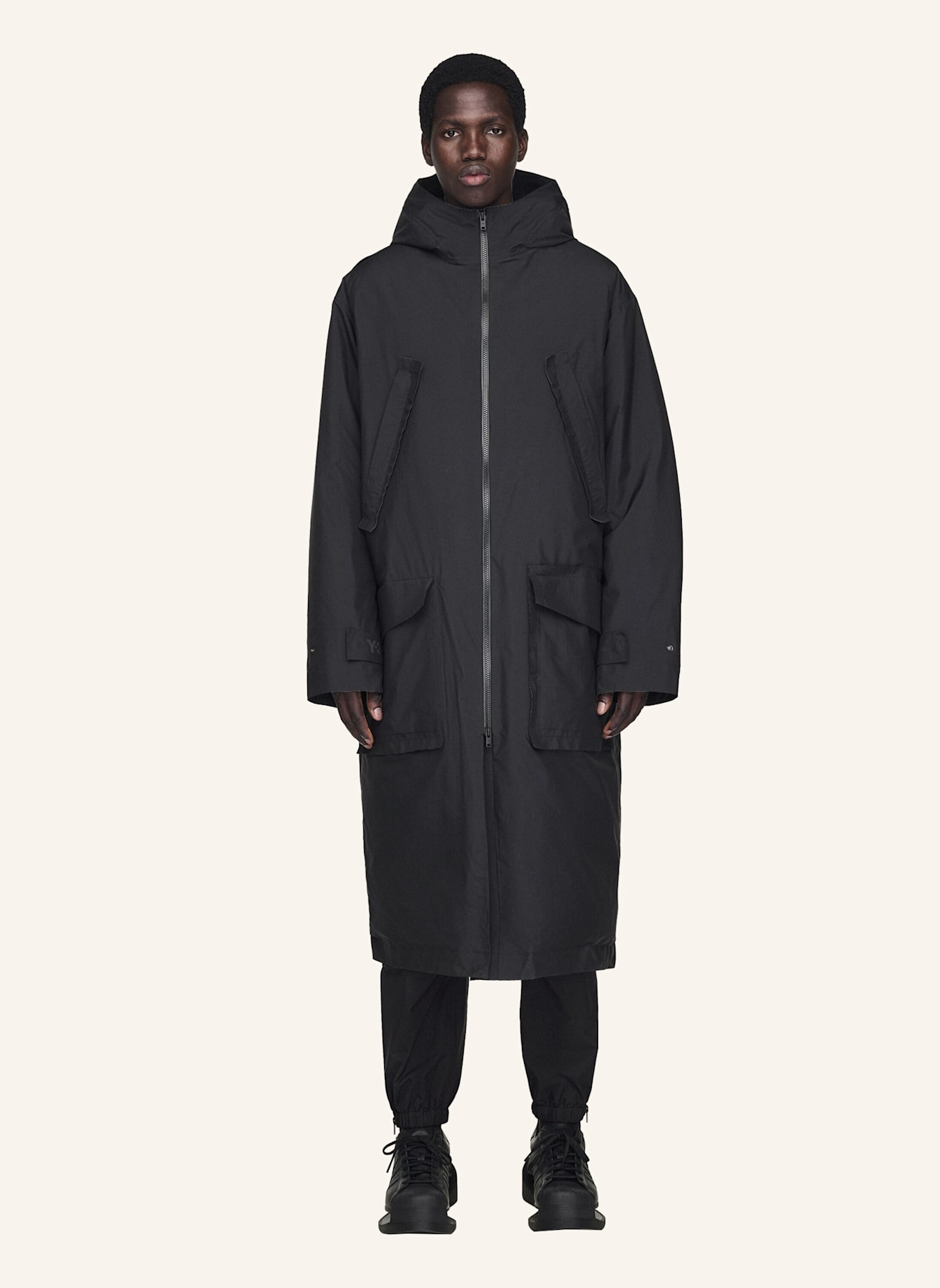 Y-3 DIE Y-3 GORE-TEX GEFÜTTERTER PARKA: SCHWARZ