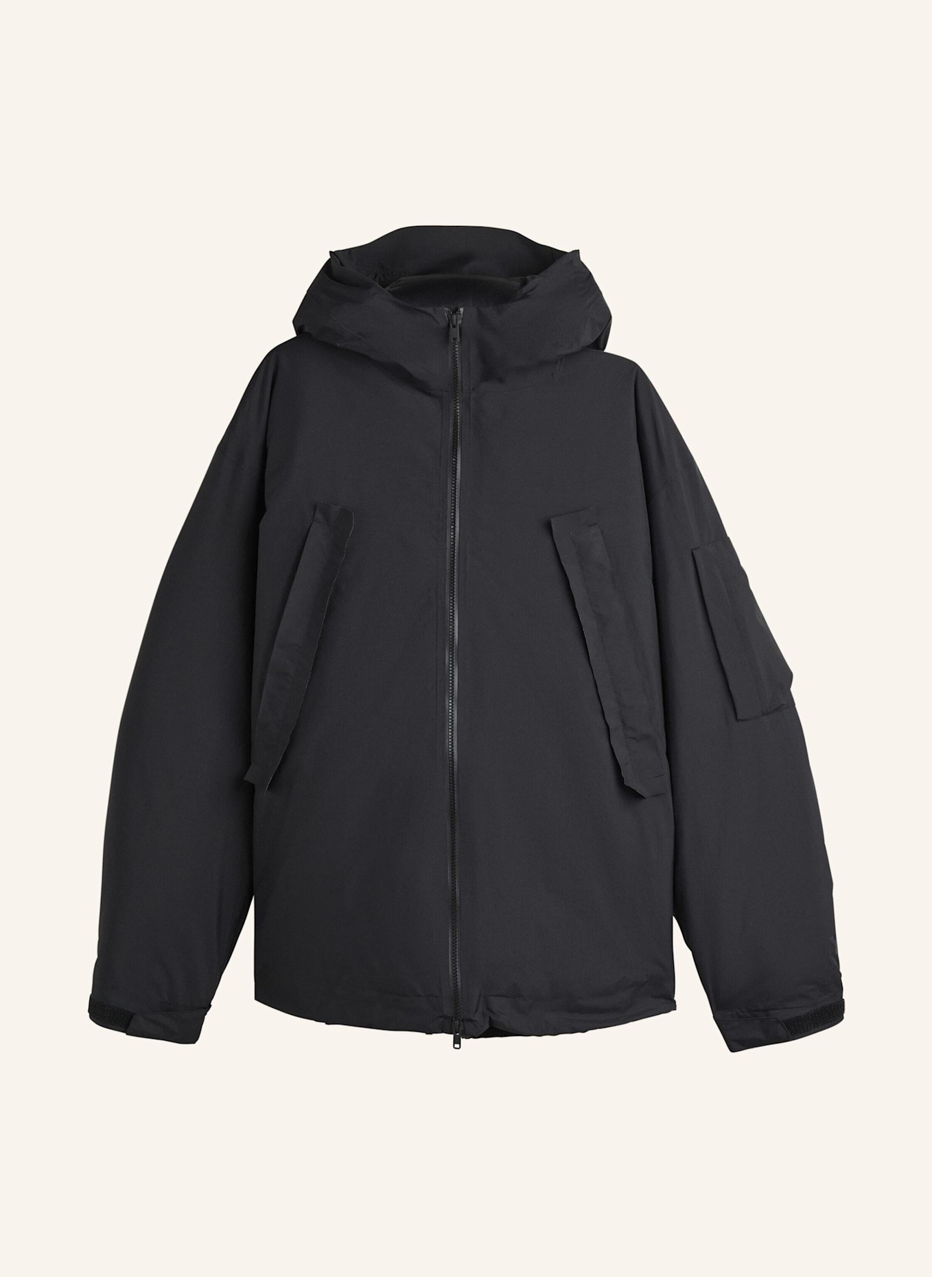 Y-3 Y-3 GORE-TEX GEFÜTTERTE KAPUZENJACKE: SCHWARZ