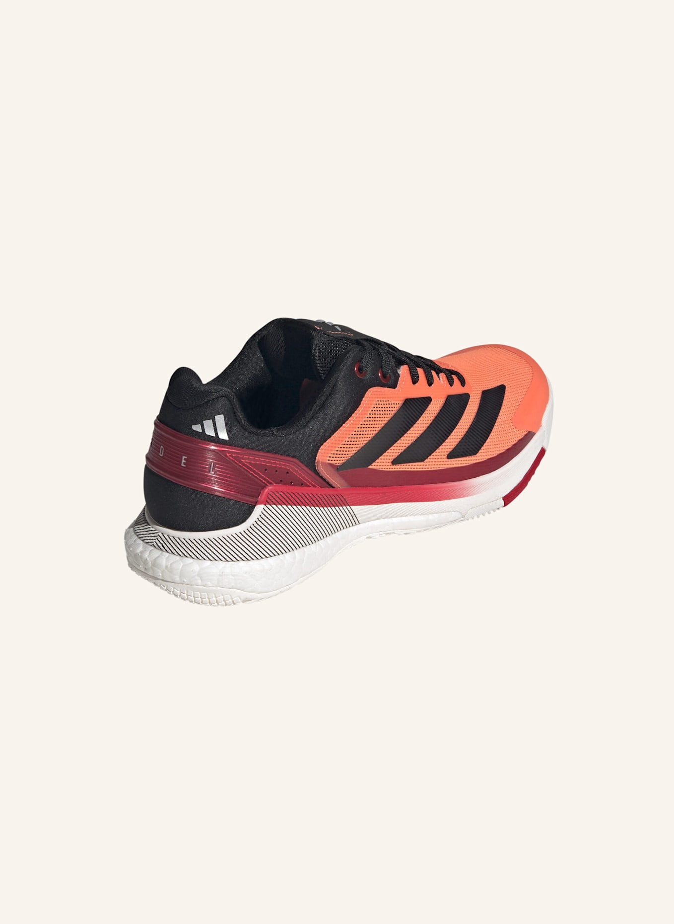 adidas CRAZYQUICK BOOST PADEL-SCHUH: ORANGE/ SCHWARZ/ ROT