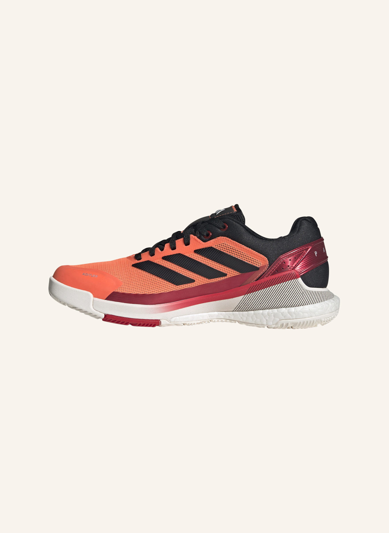 adidas CRAZYQUICK BOOST PADEL-SCHUH: ORANGE/ SCHWARZ/ ROT