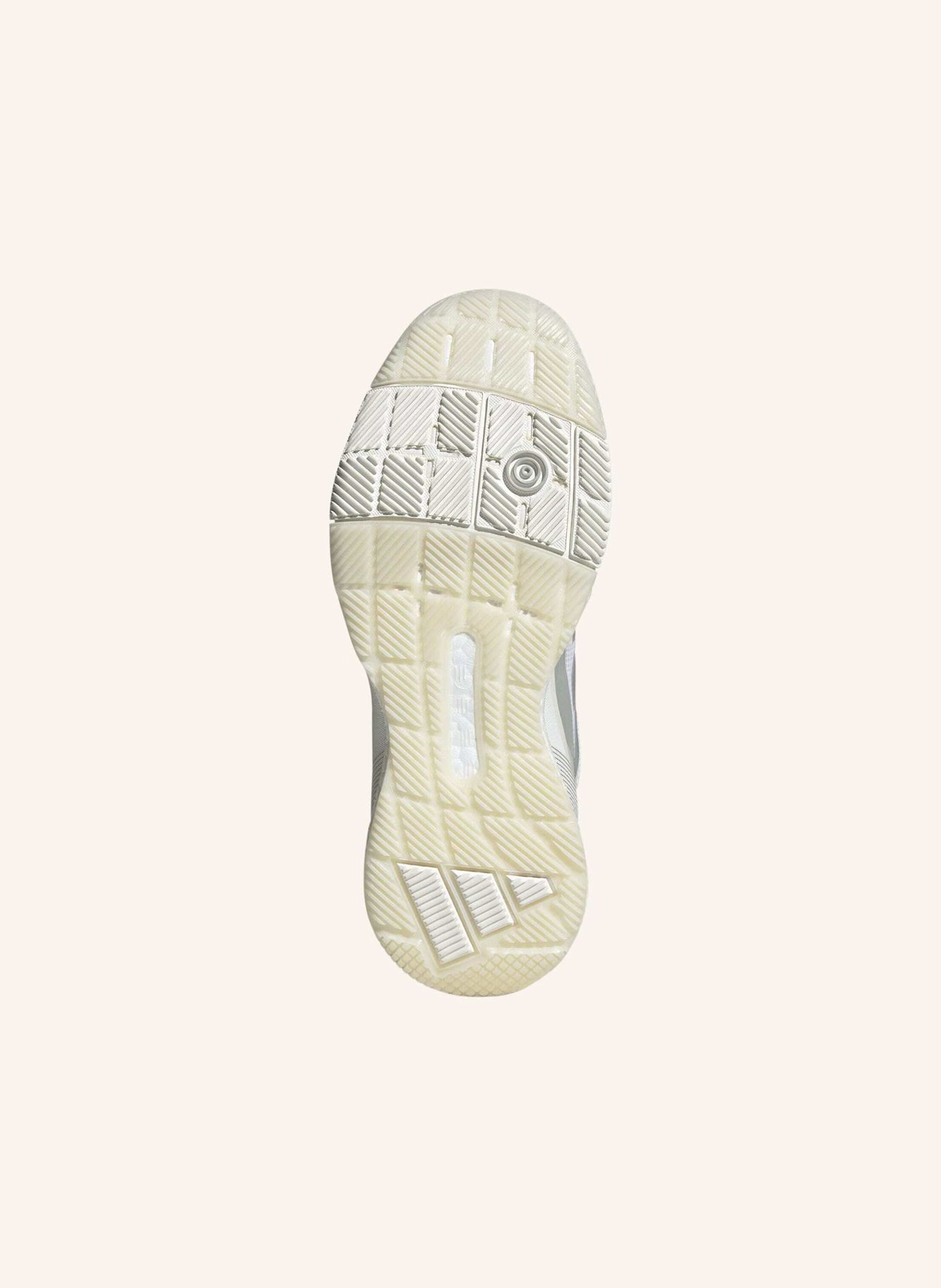 adidas CRAZYQUICK BOOST PADEL-SCHUH: WEISS/ SILBER