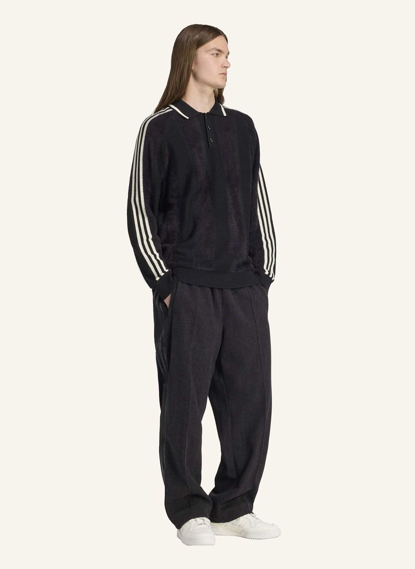 adidas Originals Pullover PREMIUM KNITTED JERSEY: SCHWARZ