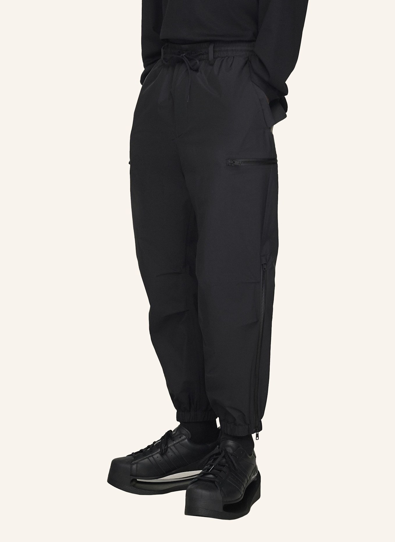 Y-3 Y-3 GORE-TEX CUFFED CARGOHOSE: SCHWARZ