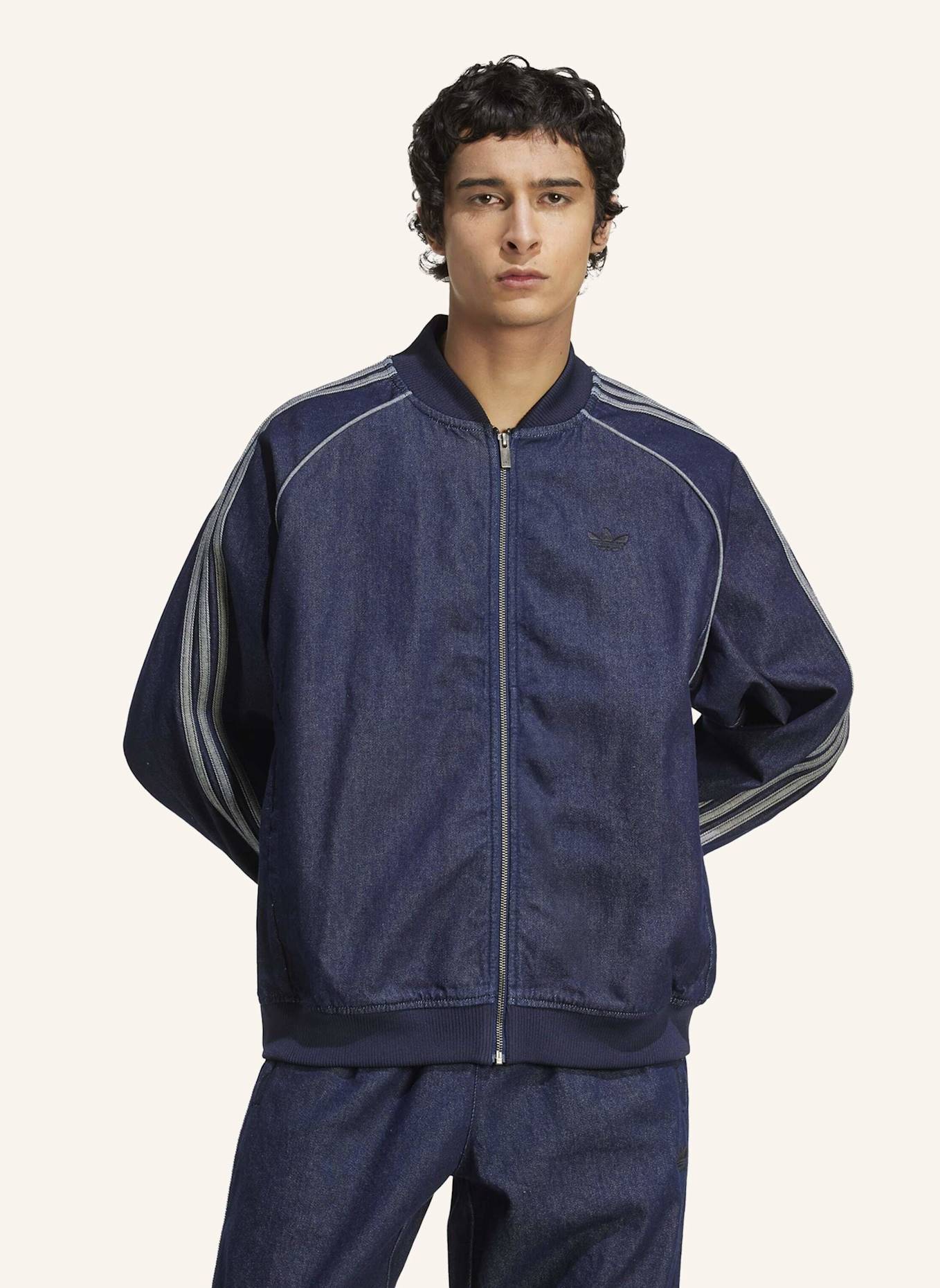 adidas Originals SST ADICOLOR LOOSE SST STONE JEANSJACKE: BLAU