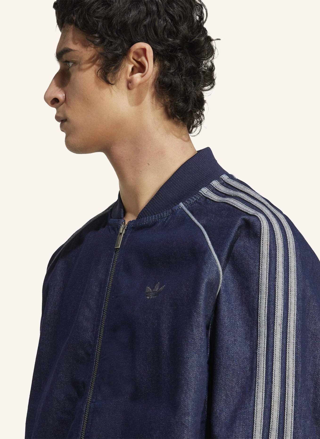 adidas Originals SST ADICOLOR LOOSE SST STONE JEANSJACKE: BLAU