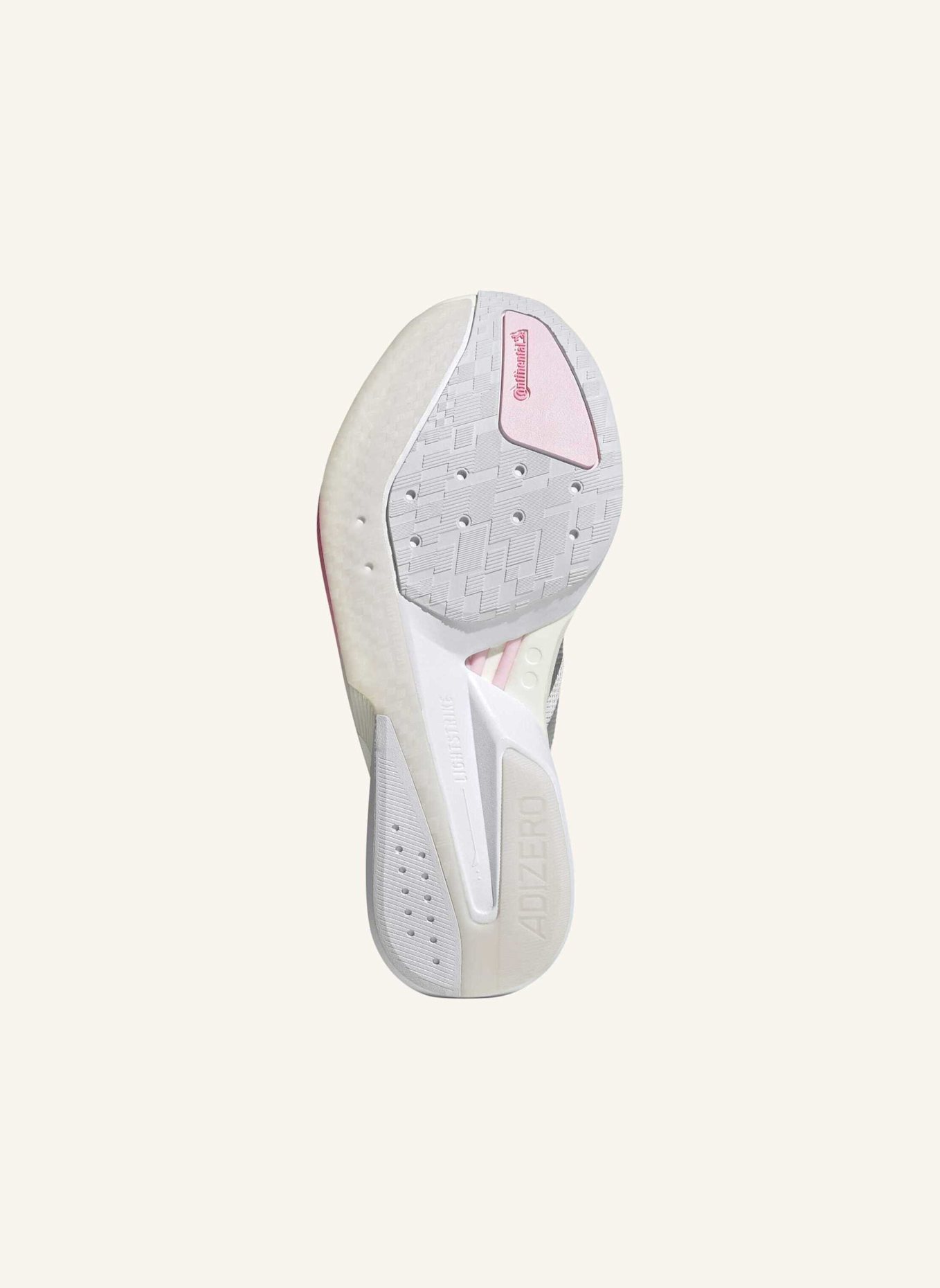 adidas ADIZERO BOSTON 13 SCHUH: WEISS/ SILBER/ ROSA