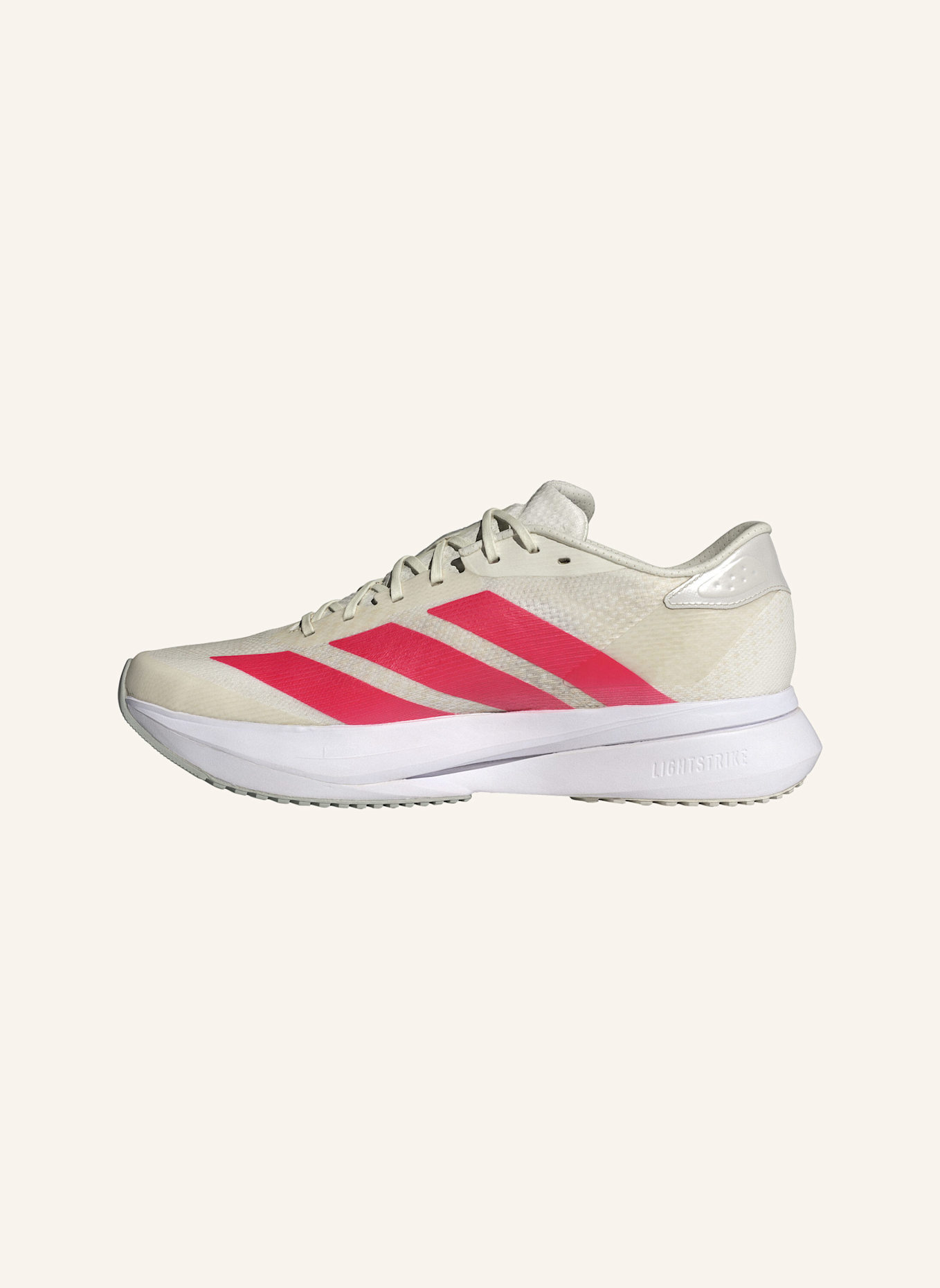 adidas ADIZERO SL 2 SCHUH: WEISS/ ORANGE/ ROT