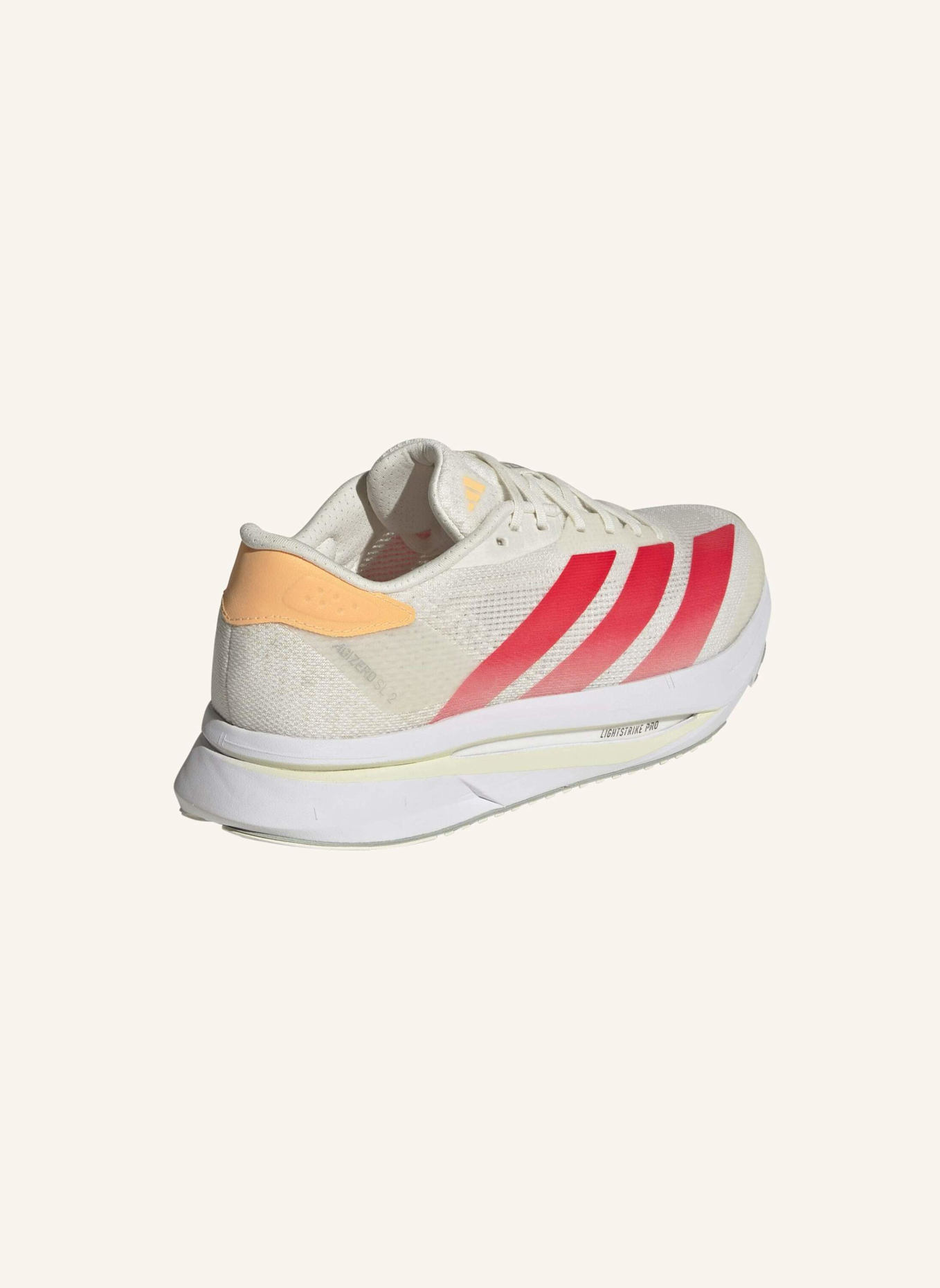 adidas ADIZERO SL2 SCHUH: WEISS/ ROT/ ORANGE