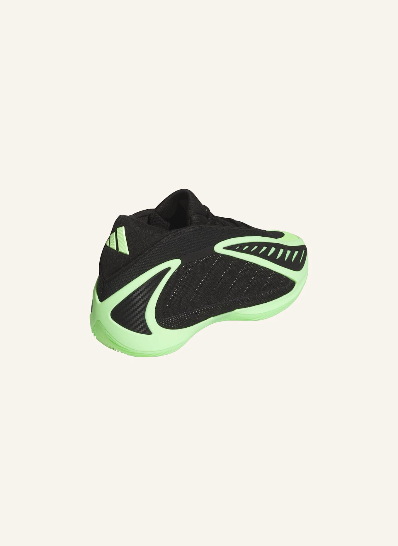 adidas ANTHONY EDWARDS 2 SCHUH: SCHWARZ/ NEONGRÜN