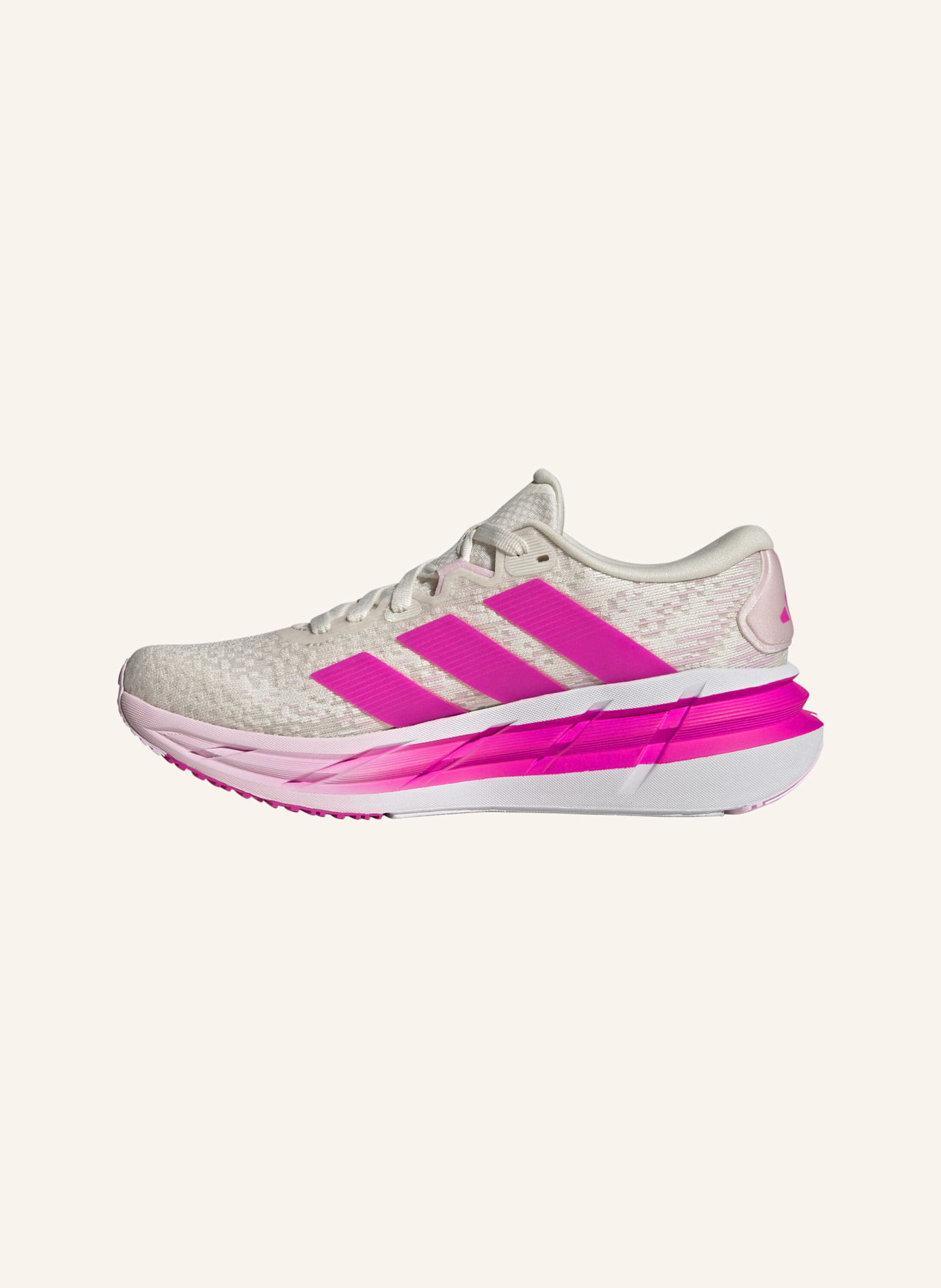 adidas Laufschuhe ADISTAR 4: WEISS/ NEONROSA/ ROSA
