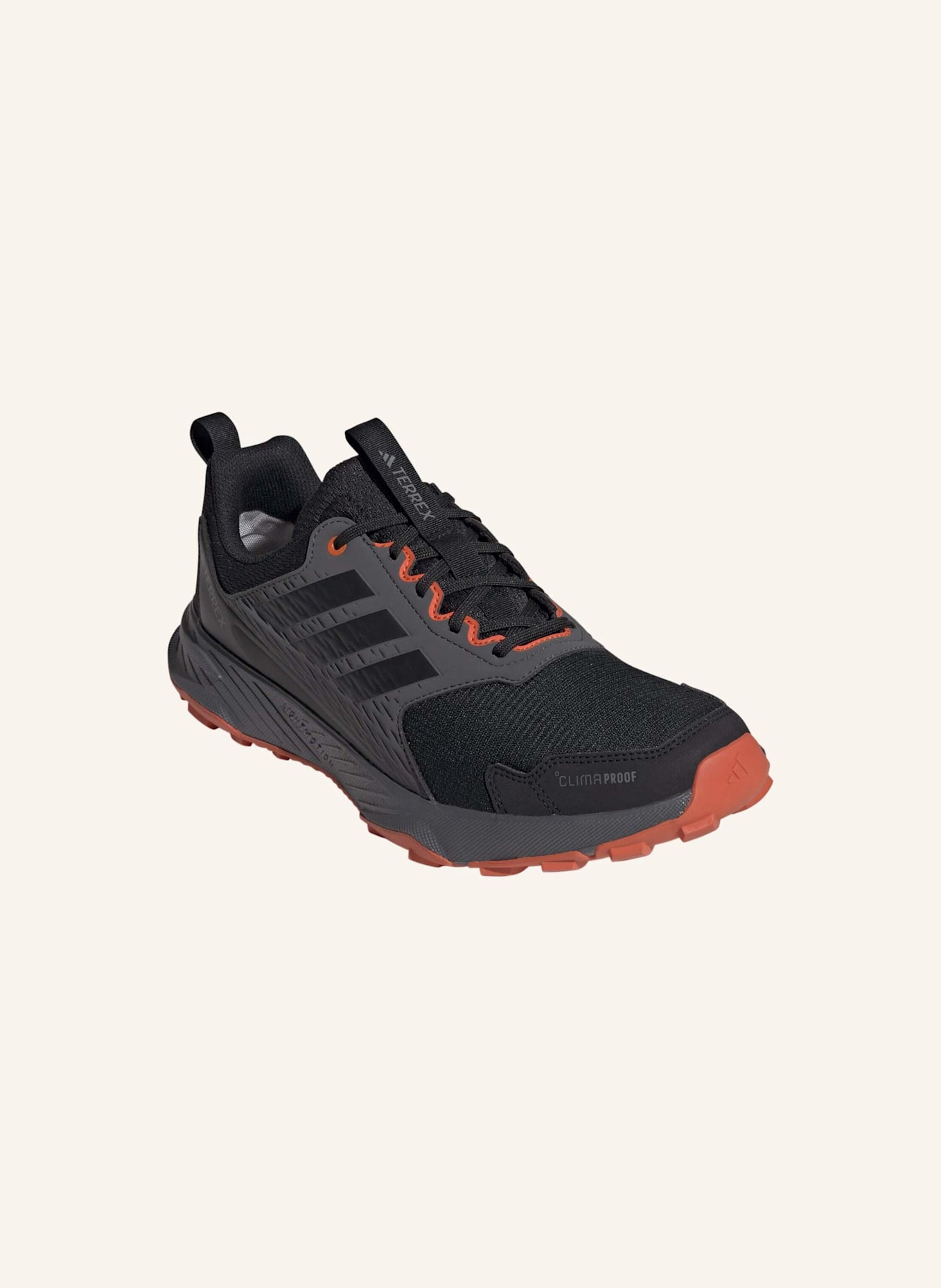 adidas TERREX TERREX TRACEFINDER 2 CLIMAPROOF TRAILRUNNING-SCHUH: SCHWARZ/ ORANGE