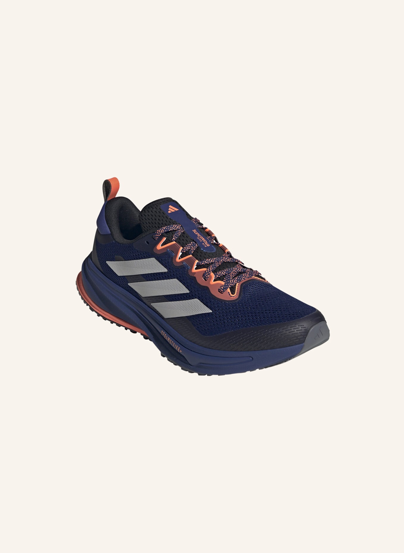 adidas SUPERNOVA RISE ATR SCHUH: BLAU/ GRAU/ ORANGE