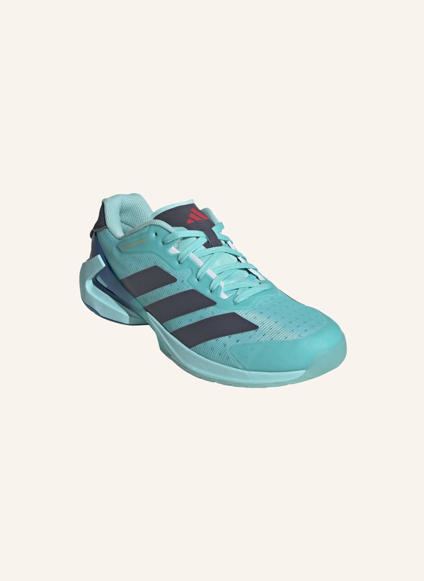 adidas Indoorschuhe ADIZERO COUNTERBLAST: GRÜN/ GRAU/ BLAU