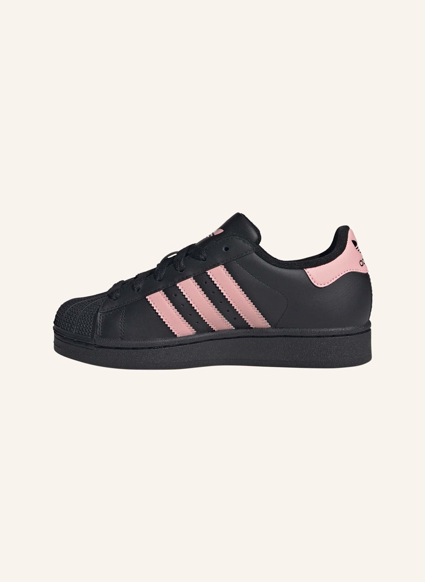 adidas Originals SUPERSTAR II SCHUH: SCHWARZ/ ROSA