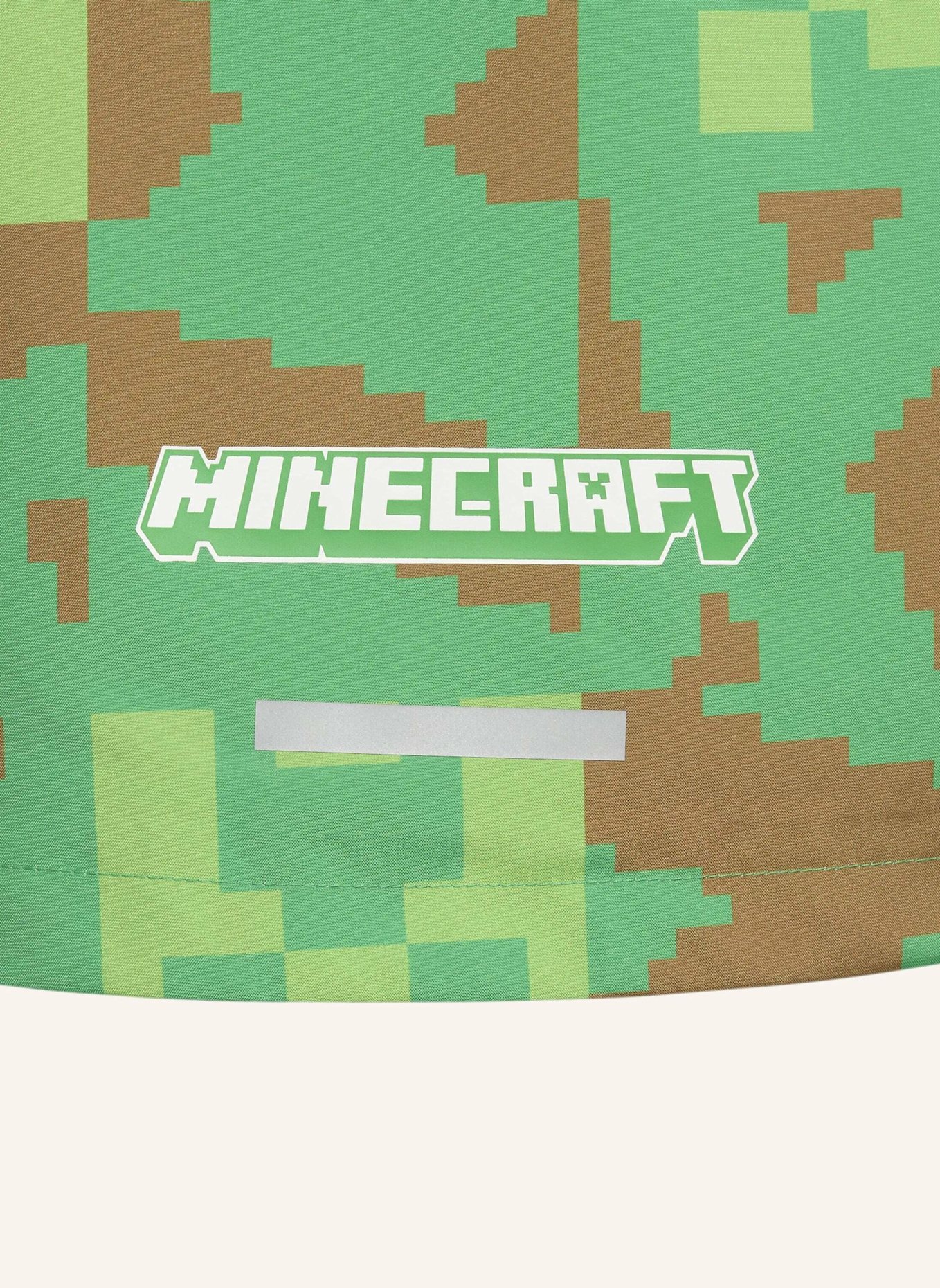 adidas TERREX ADIDAS MINECRAFT TERREX 2 LAYER CLIMAPROOF REGENJACKE: GRÜN/ BRAUN