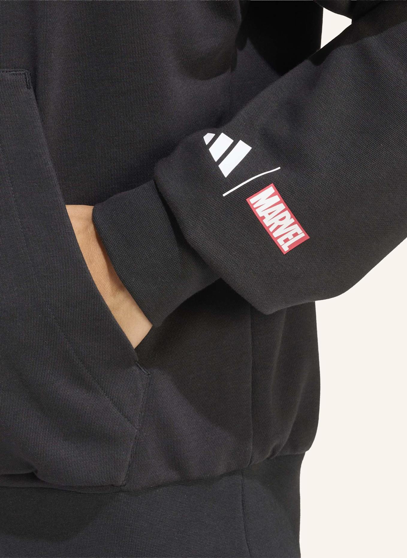 adidas ALL BLACKS X MARVEL HOODIE: SCHWARZ