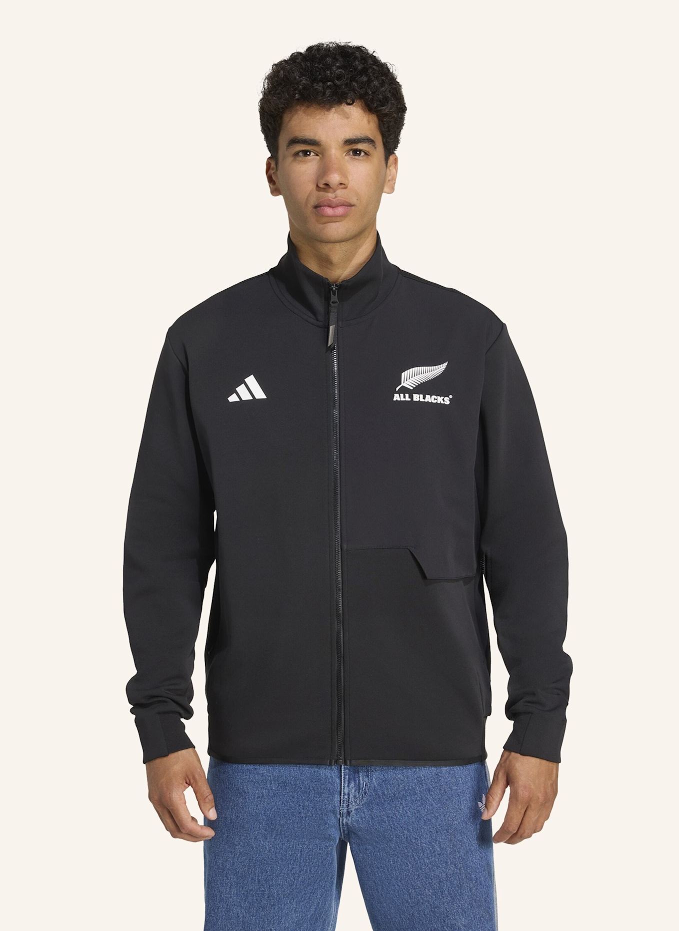 adidas ALL BLACKS ANTHEM JACKE: SCHWARZ