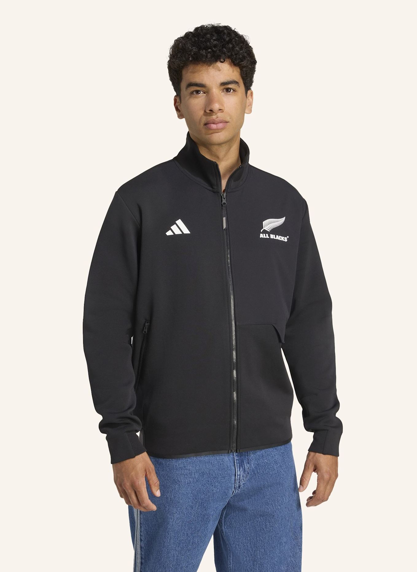 adidas ALL BLACKS ANTHEM JACKE: SCHWARZ