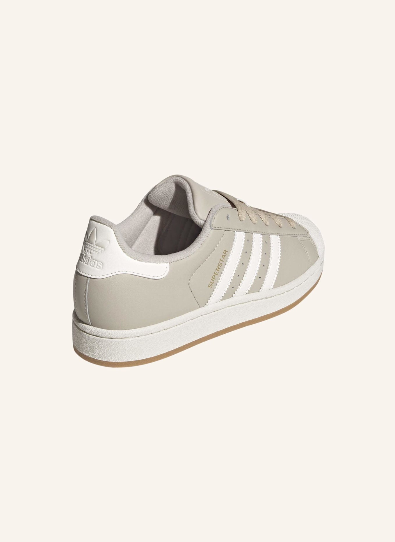 adidas Originals SUPERSTAR II SCHUH: BEIGE/ WEISS/ GOLD