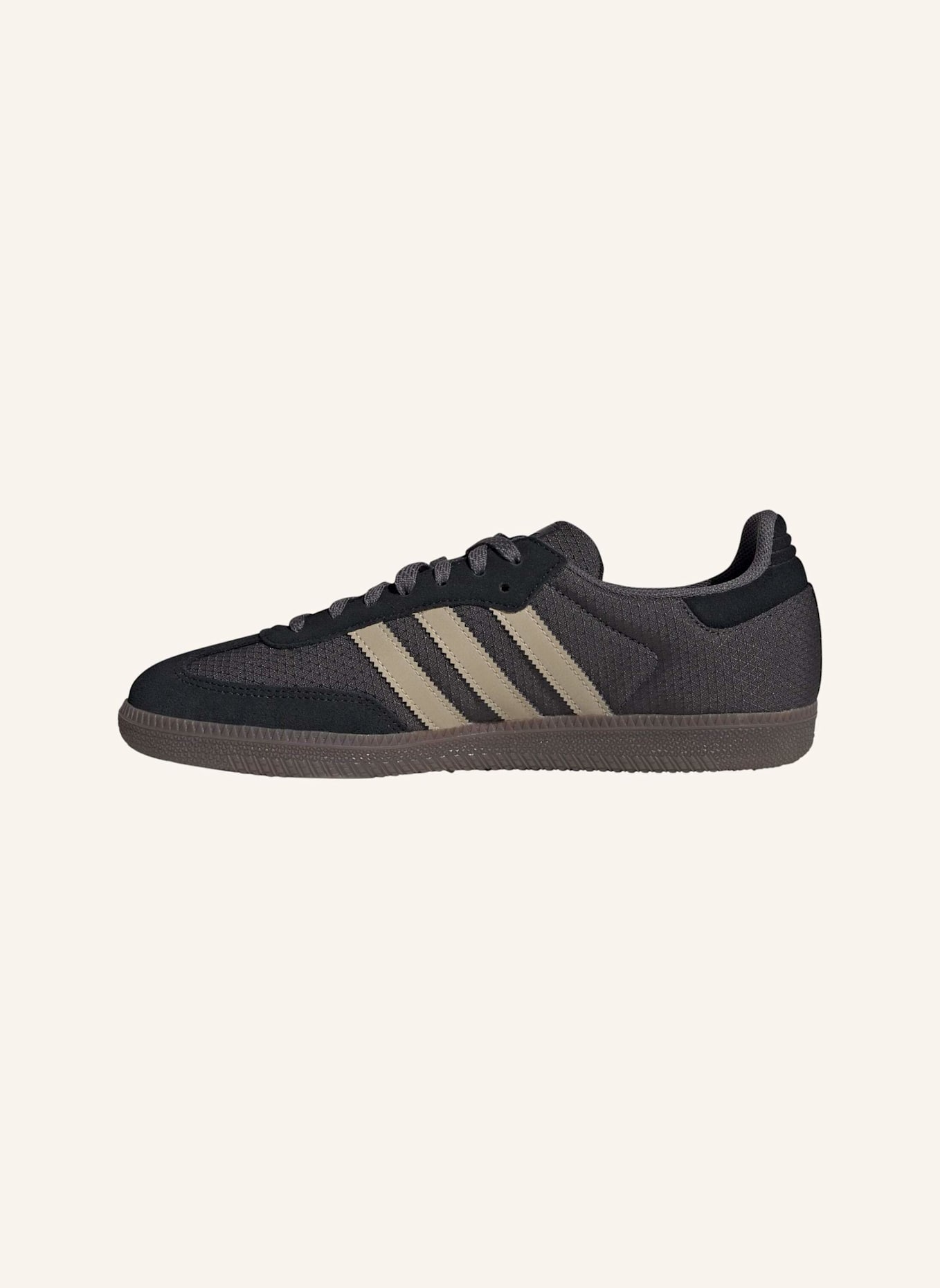adidas Originals SAMBA OG SCHUH: SCHWARZ/ BEIGE