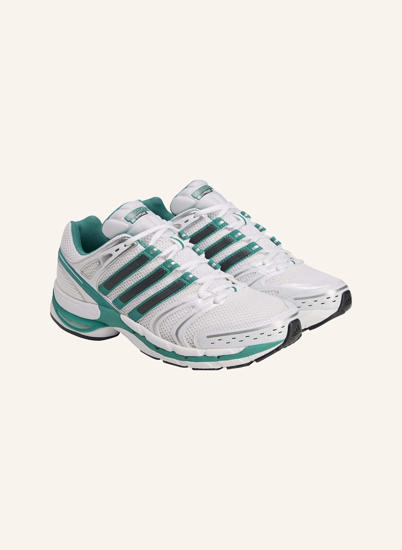 adidas Originals ADISTAR CONTROL 5 SPORTY & RICH: WEISS/ GRAU/ TÜRKIS