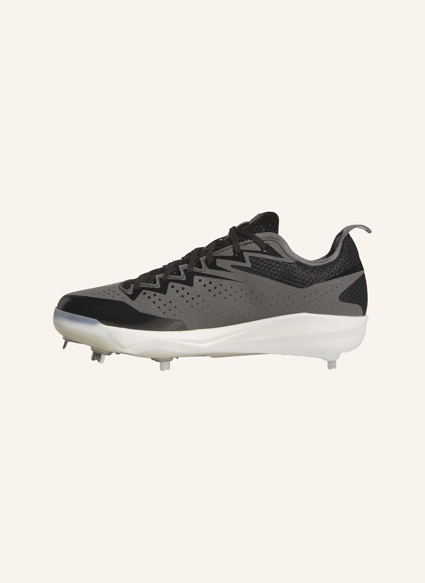 adidas ADIZERO ELECTRIC 2.0 BASEBALLSCHUH: SCHWARZ/ WEISS/ GRAU
