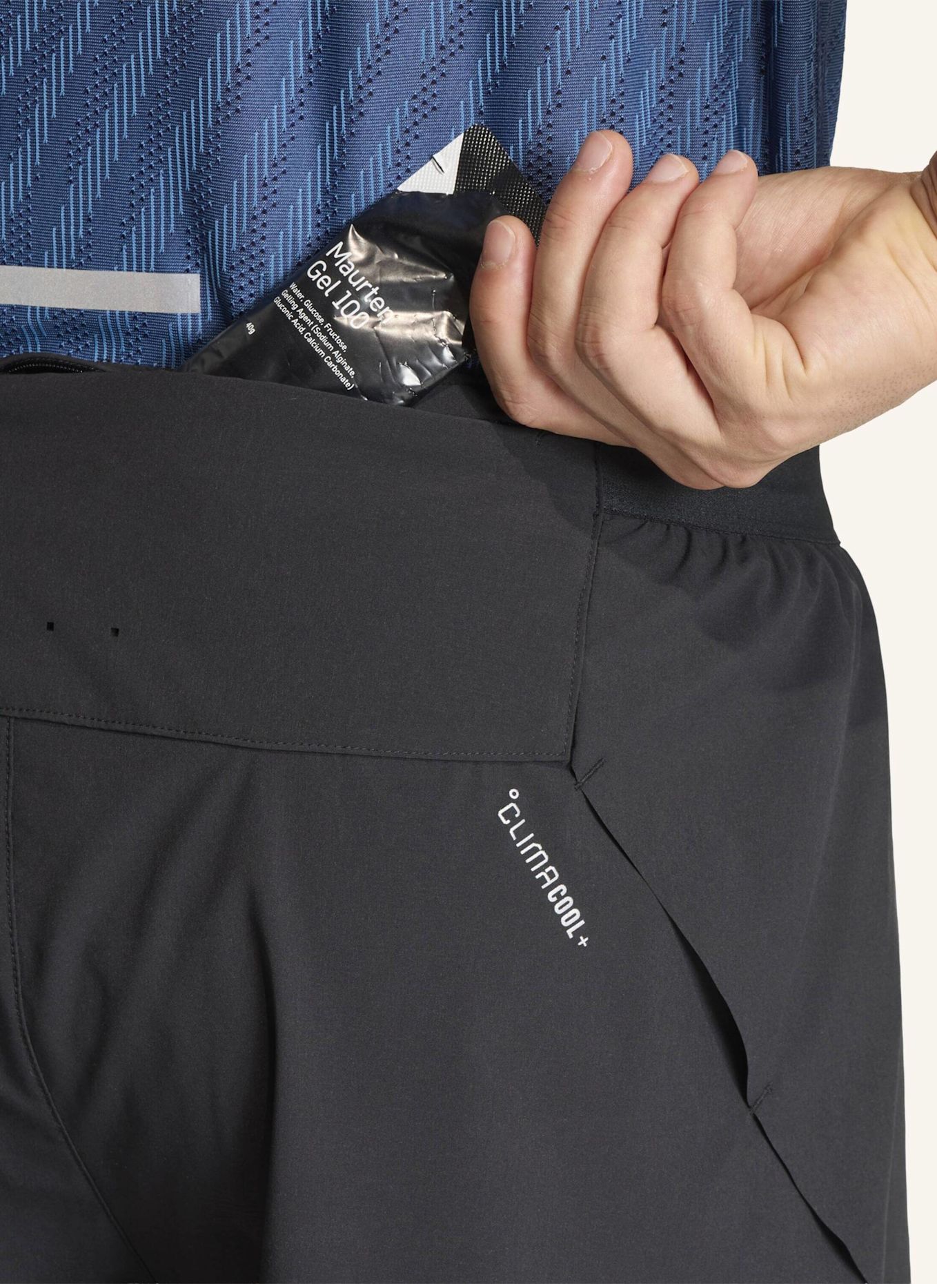 adidas Laufshorts ADI365: SCHWARZ