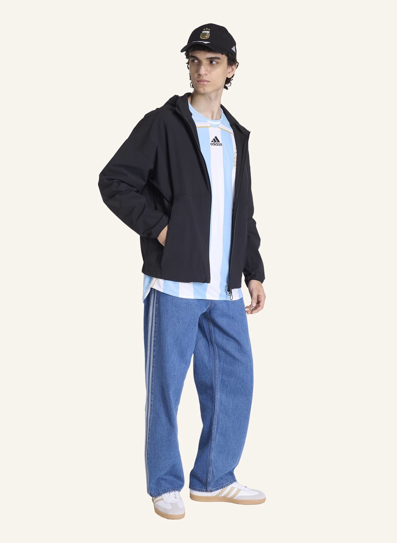 adidas Originals FIREBIRD ADICOLOR JEANS: BLAU