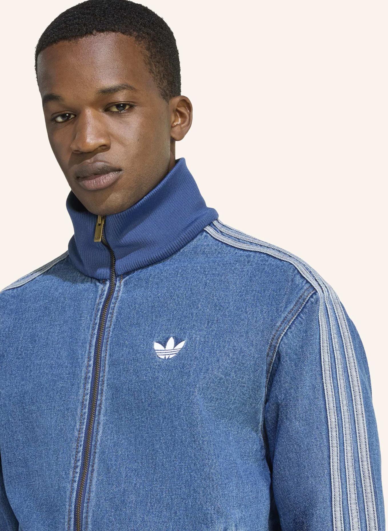 adidas Originals ADICOLOR FIREBIRD ORIGINALS JACKE AUS JEANSSTOFF: BLAU