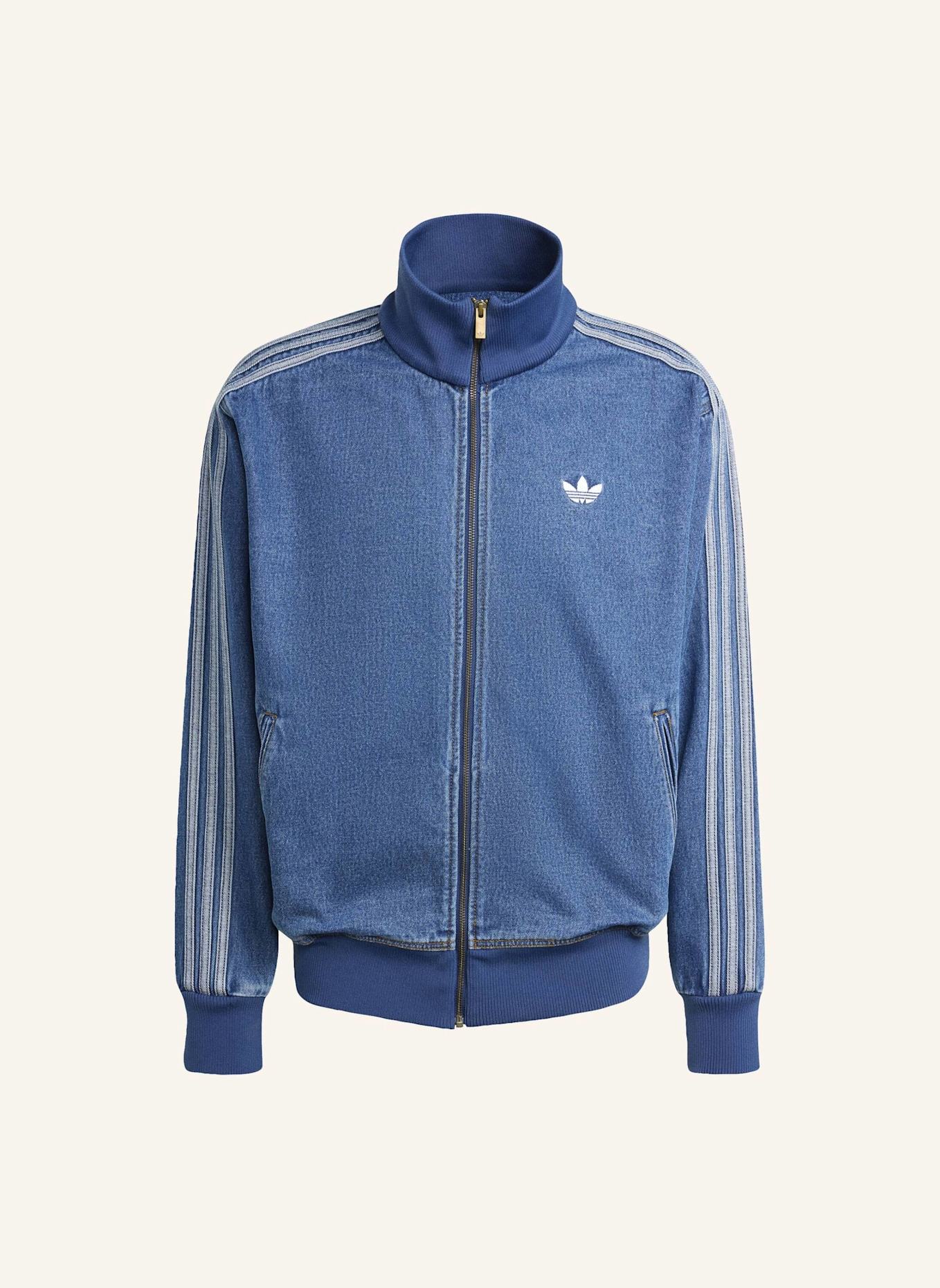 adidas Originals ADICOLOR FIREBIRD ORIGINALS JACKE AUS JEANSSTOFF: BLAU