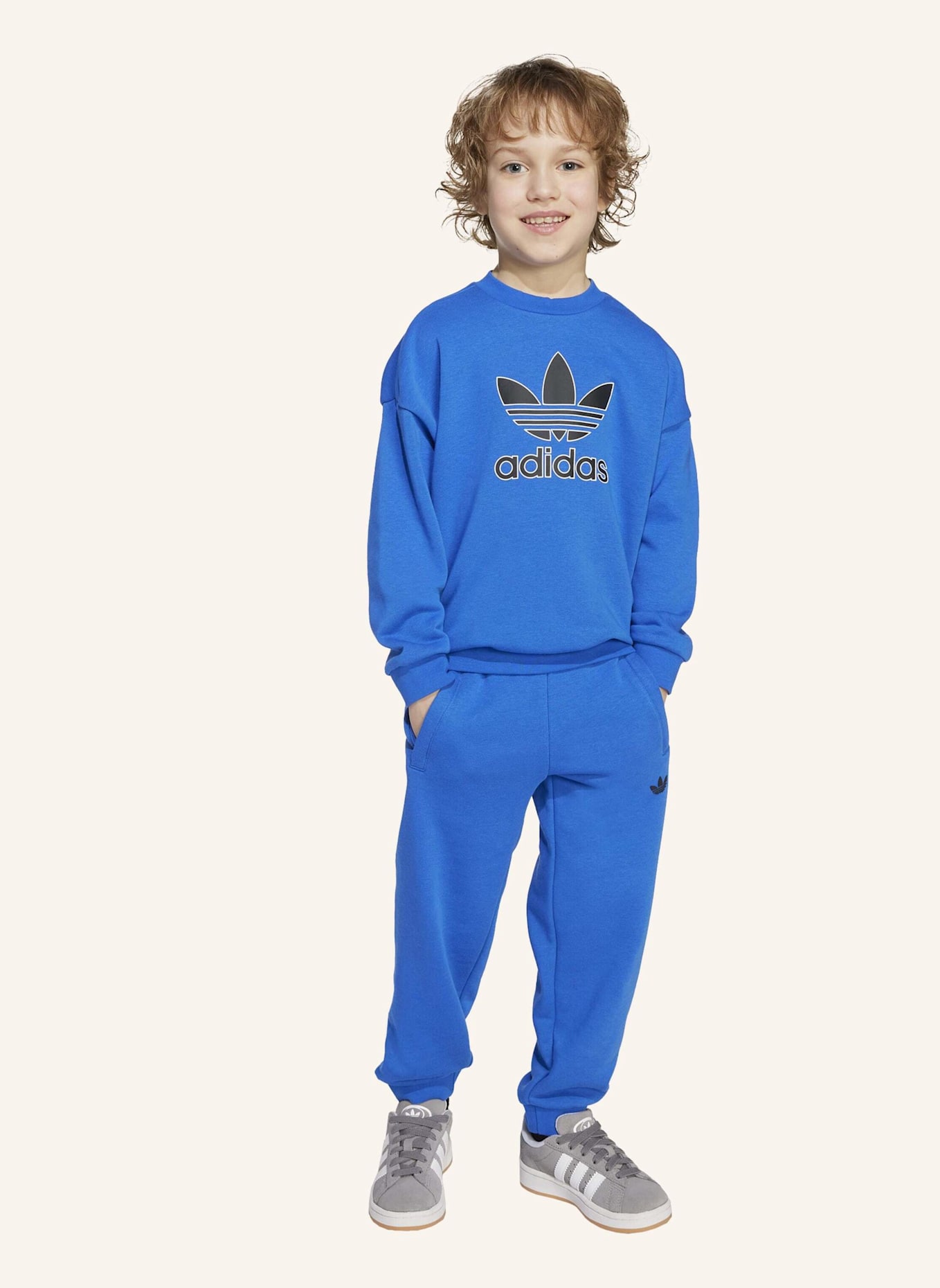 adidas Originals CREW SET KIDS: BLAU