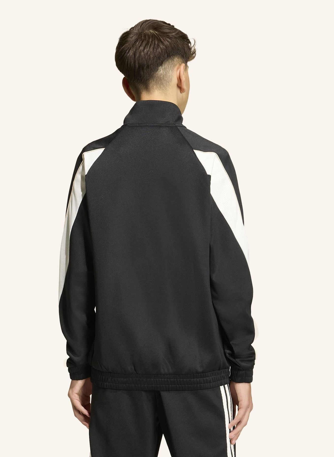 adidas STADIUM TRAININGSJACKE: SCHWARZ/ WEISS